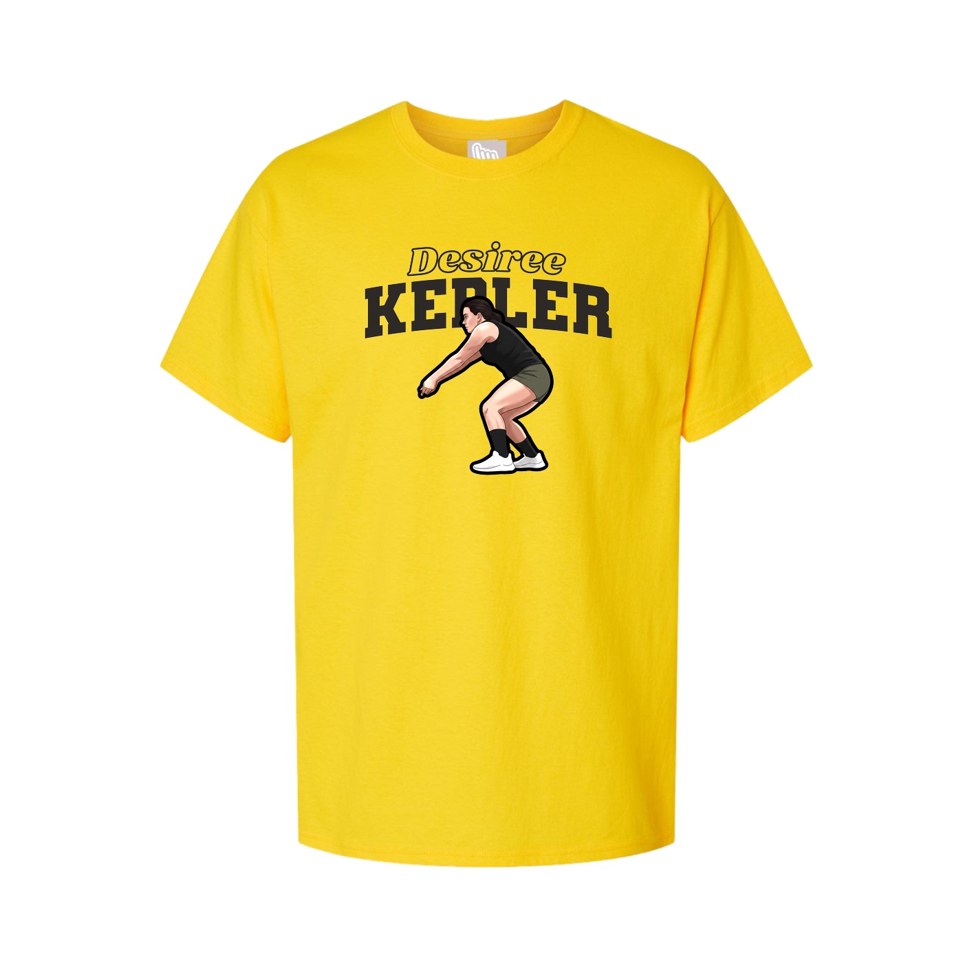 Tee — Name Arch in Gold