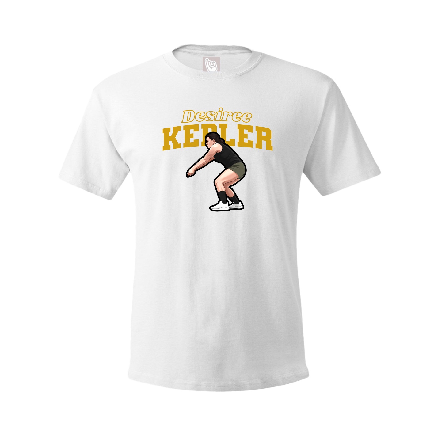 Tee — Name Arch in White