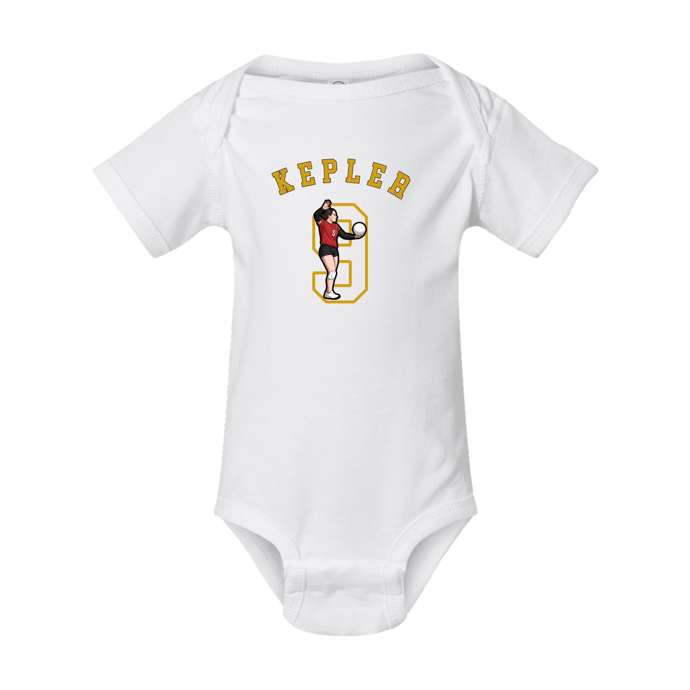 Baby Onesie — Shirsey Arch in White