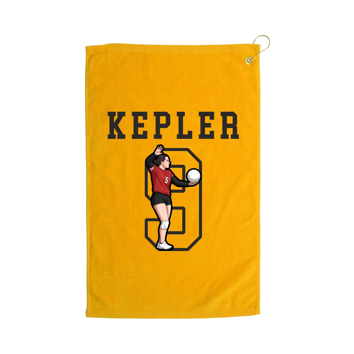 Golf Towel — Shirsey in Gold