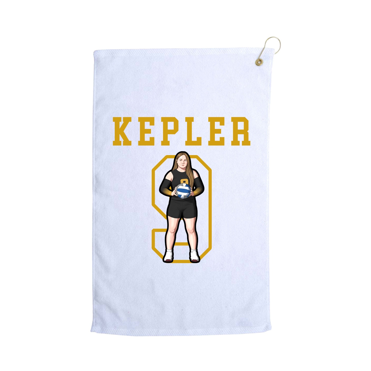 Golf Towel — Shirsey in White