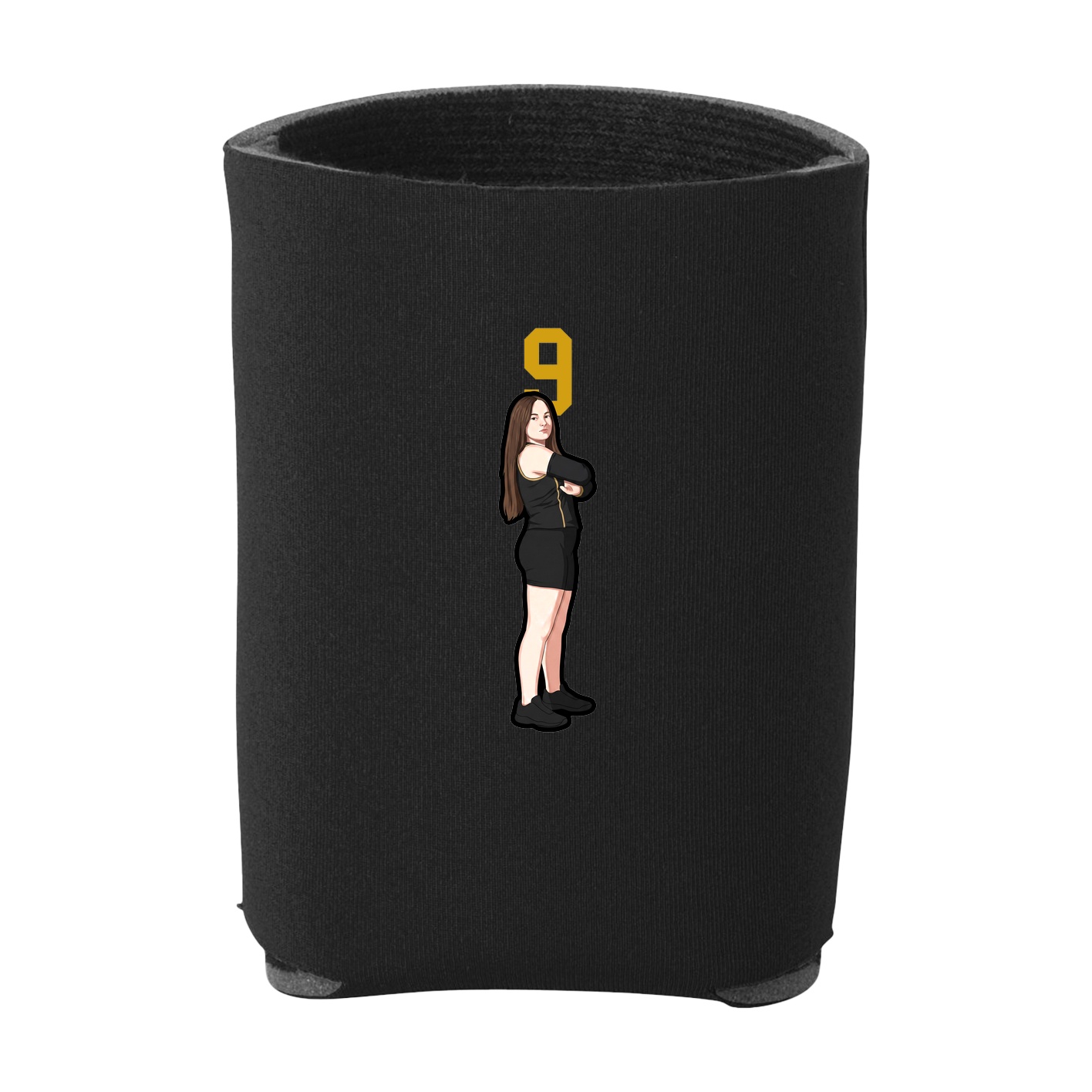 Can Holder — Number Top in Black