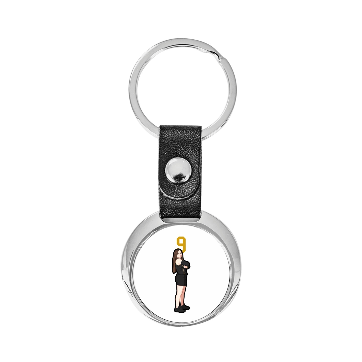 Key Chain — Number Top in Classic