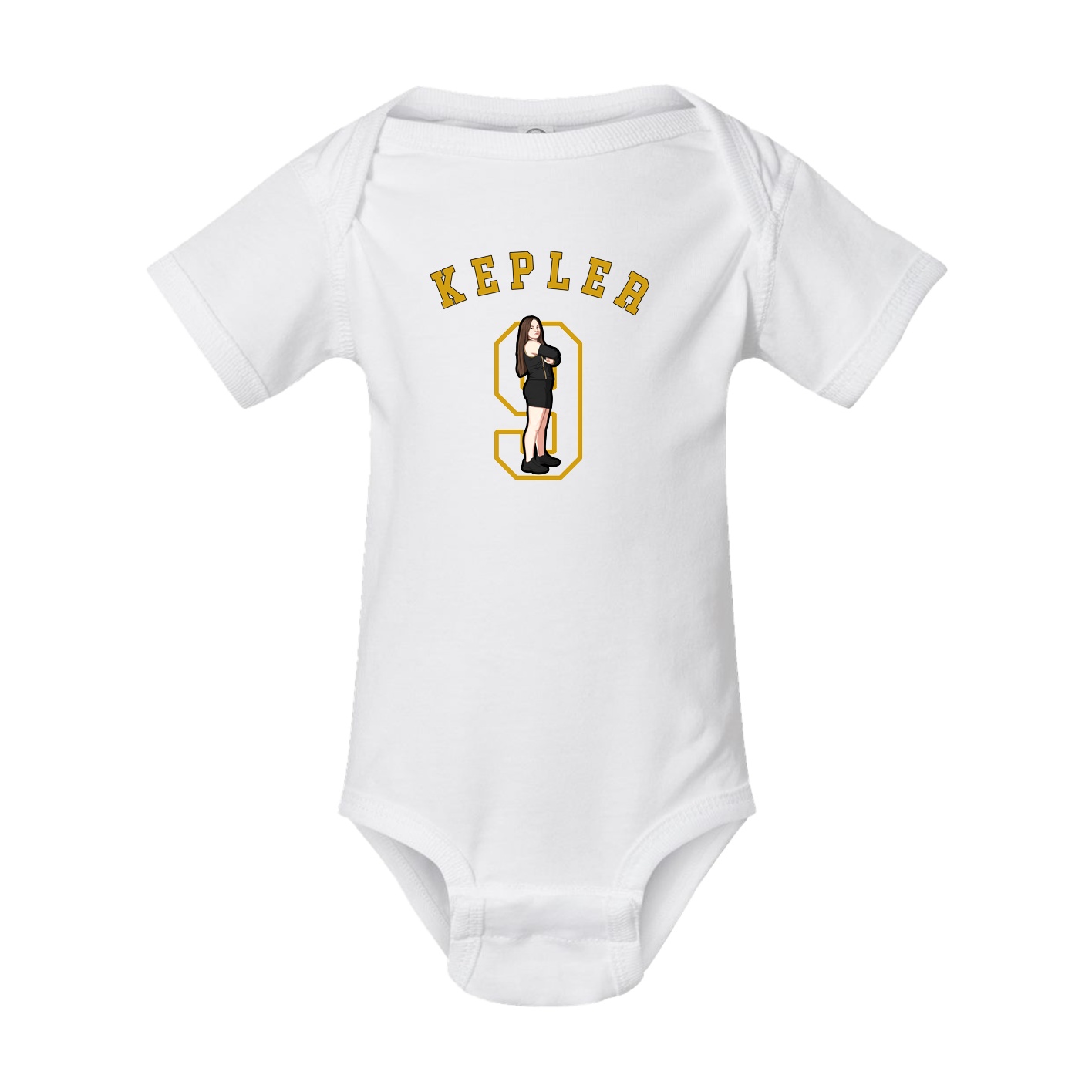 Baby Onesie — Shirsey Arch in White