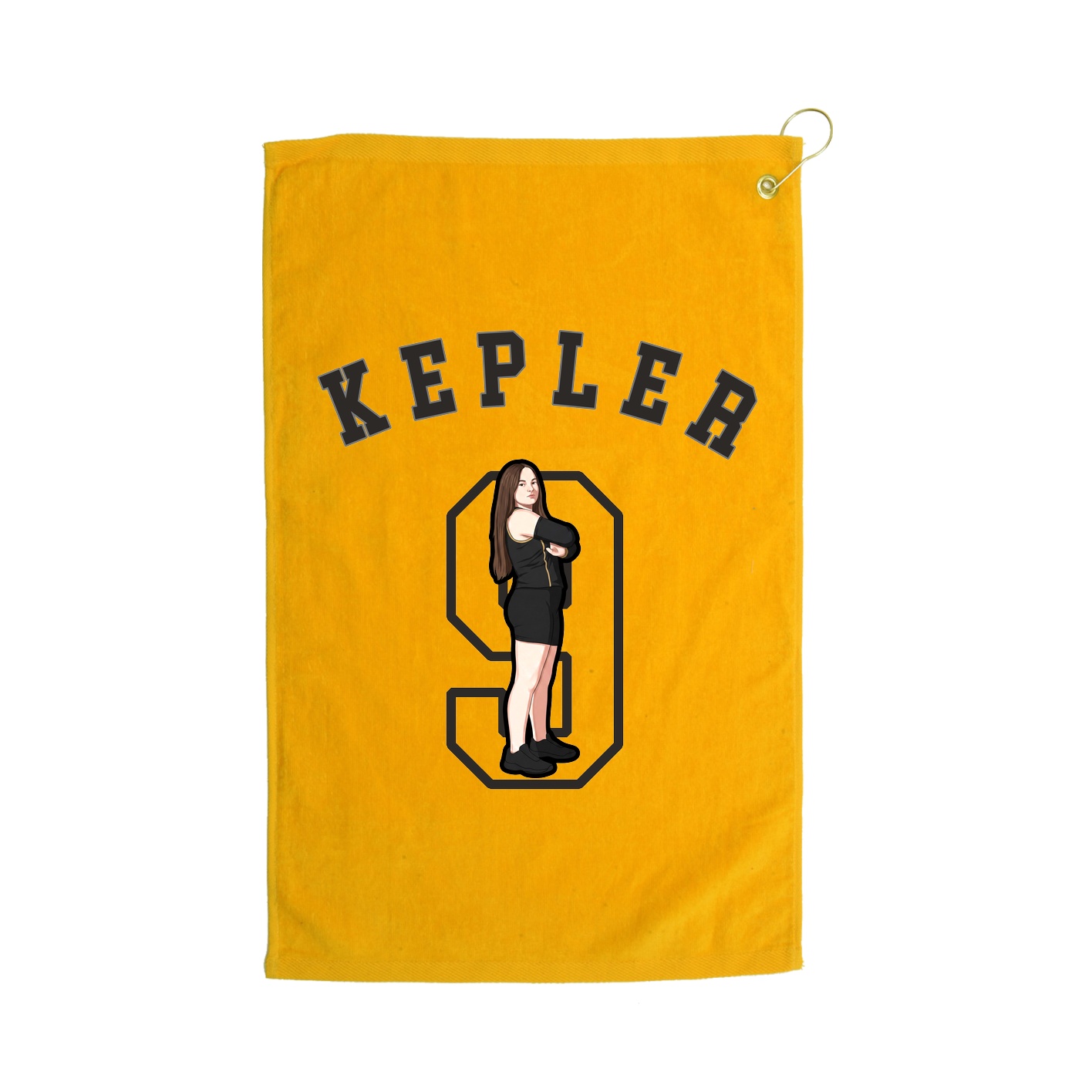 Golf Towel — Shirsey Arch in Gold