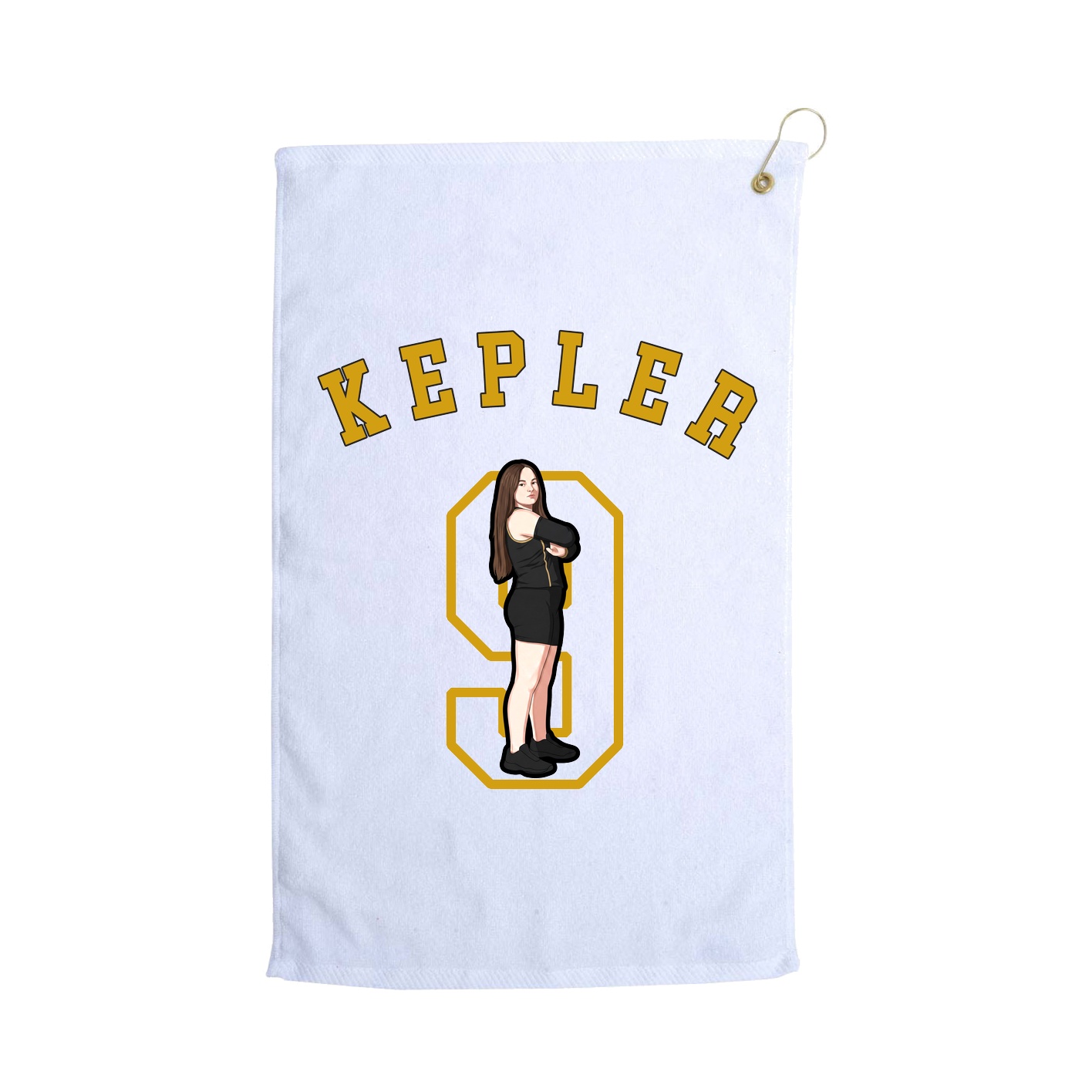 Golf Towel — Shirsey Arch in White