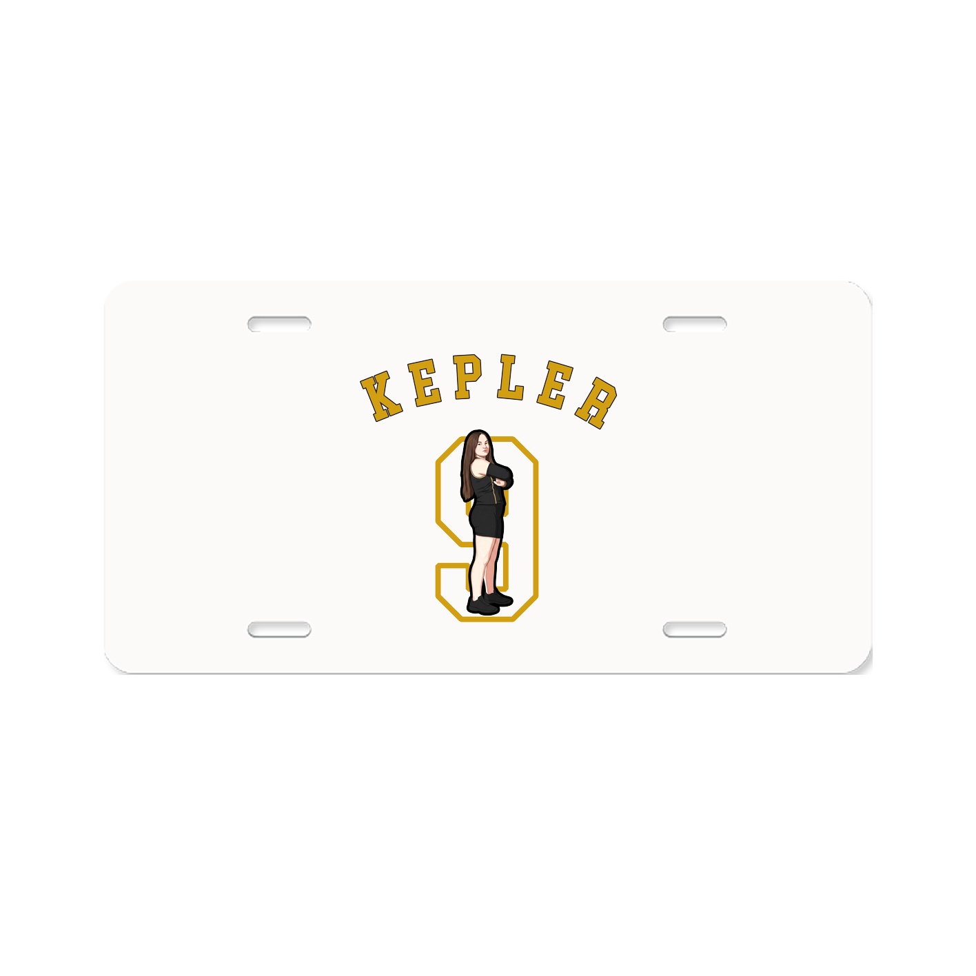 License Plate — Shirsey Arch in Classic