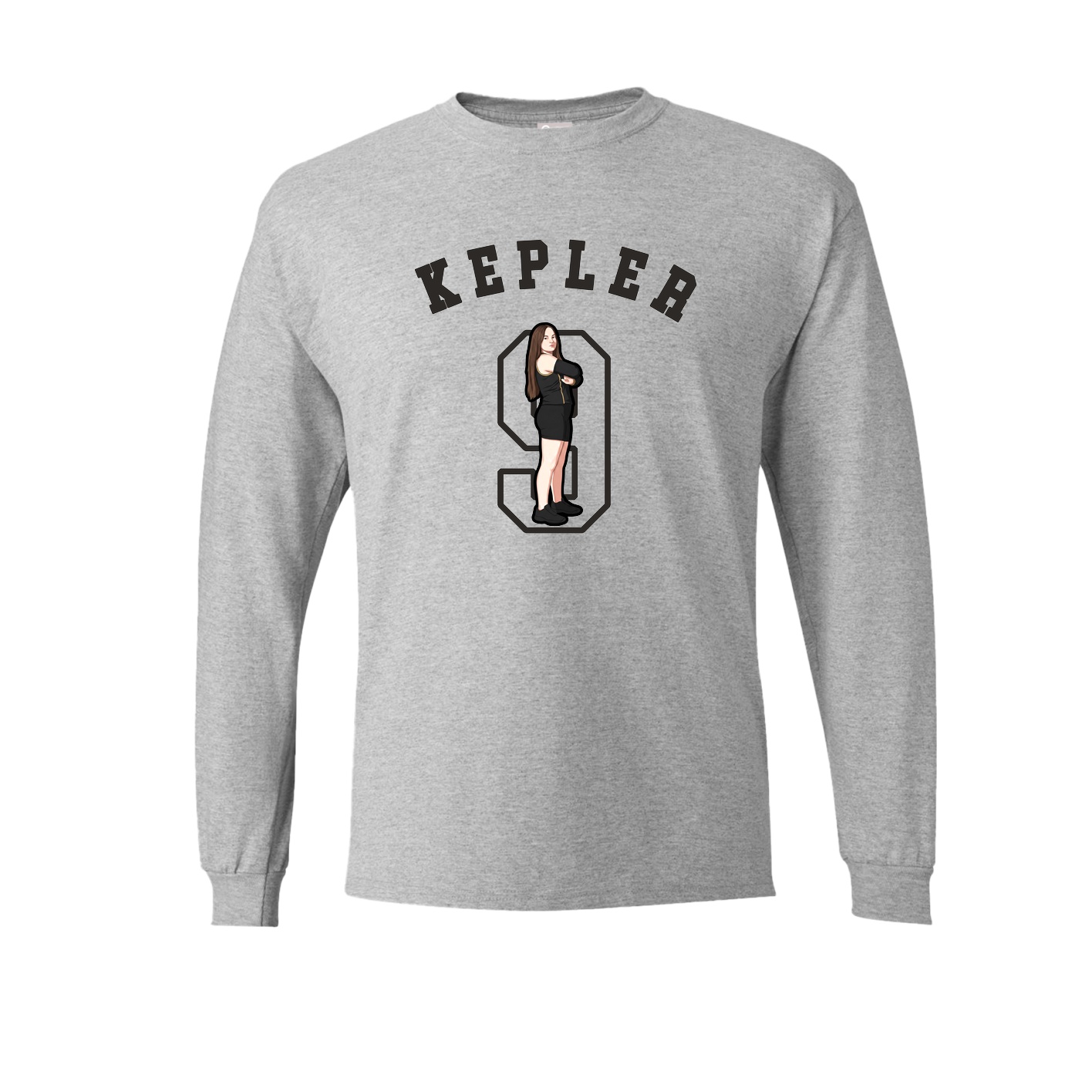 Long Sleeve Tee — Shirsey Arch in Grey