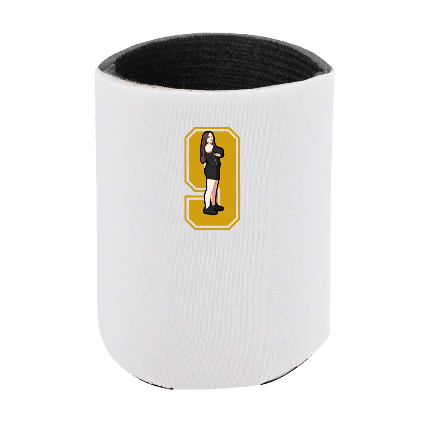 Can Holder — Number in White