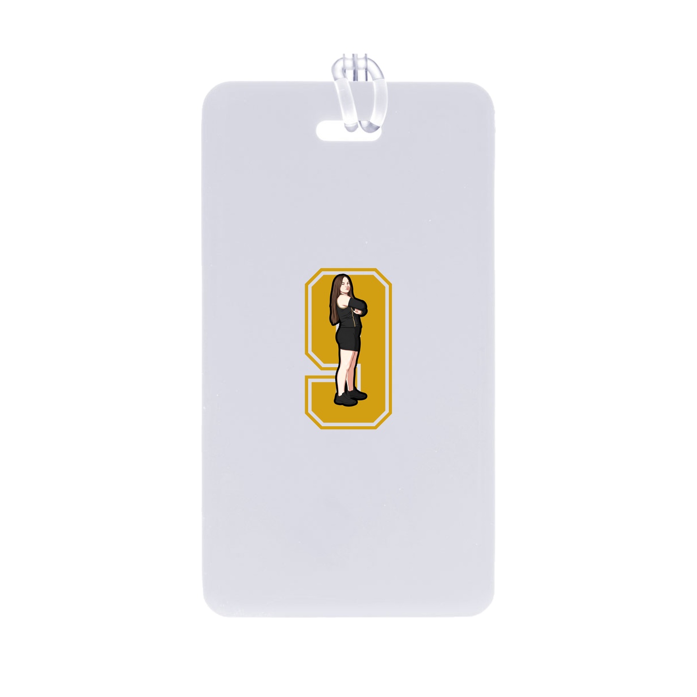 Bag Tag — Number in Classic