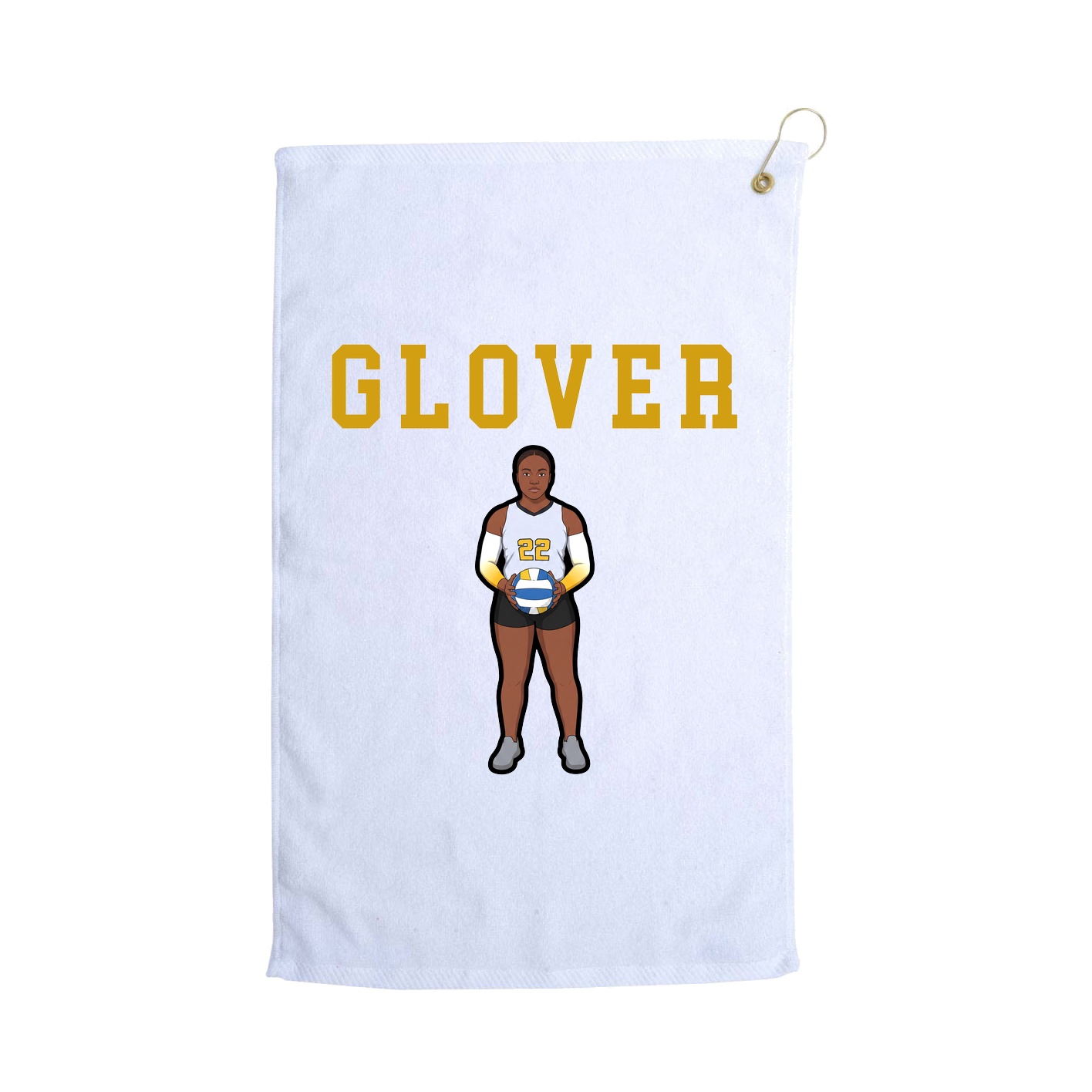 Golf Towel — Shirsey in White