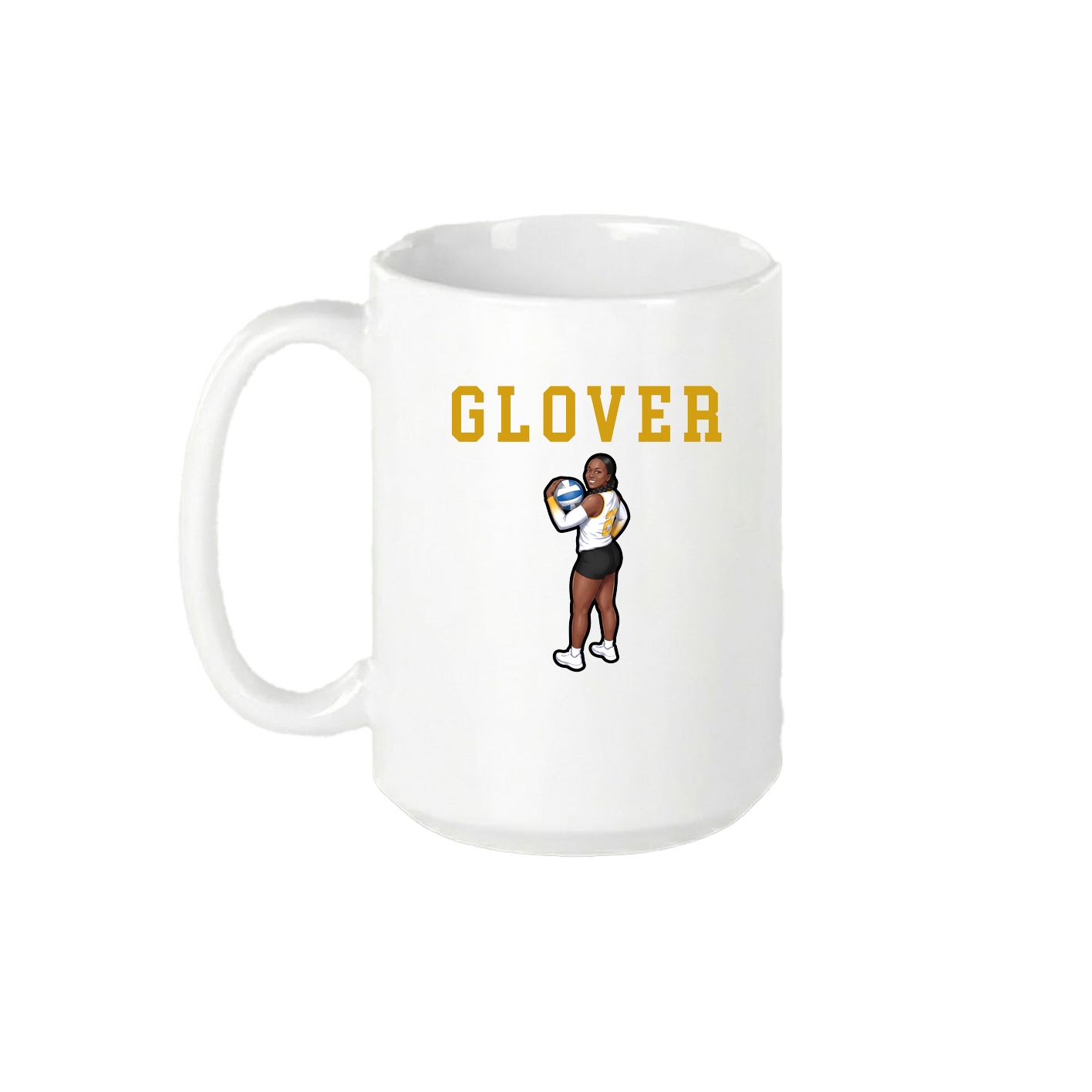 15oz Coffee Mug — Shirsey in White