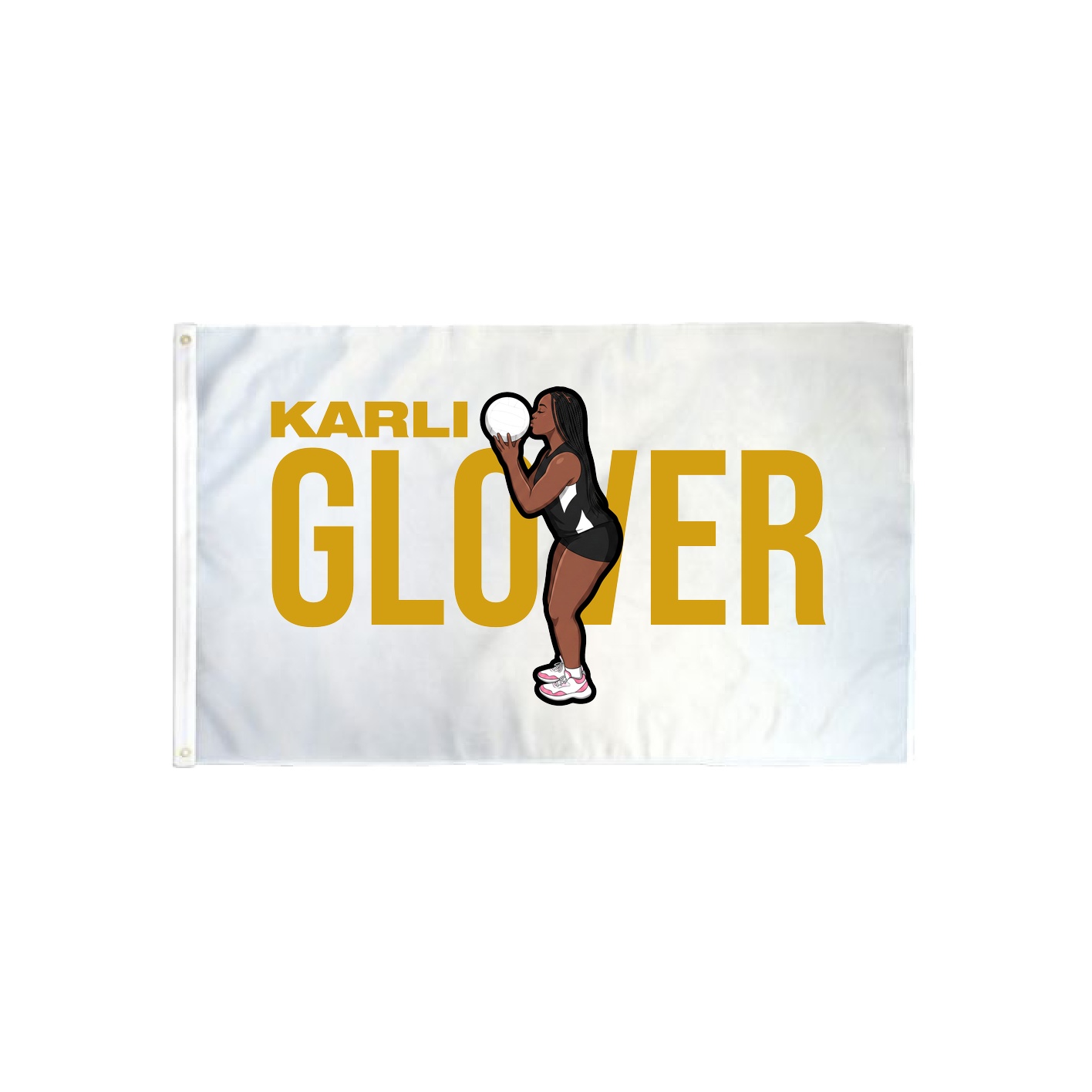 3x5 Flag — Player Name in Classic