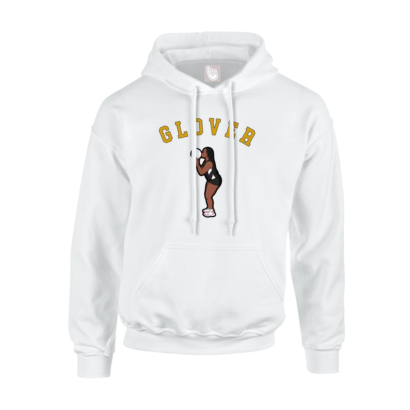 Hoodie — Shirsey Arch in White
