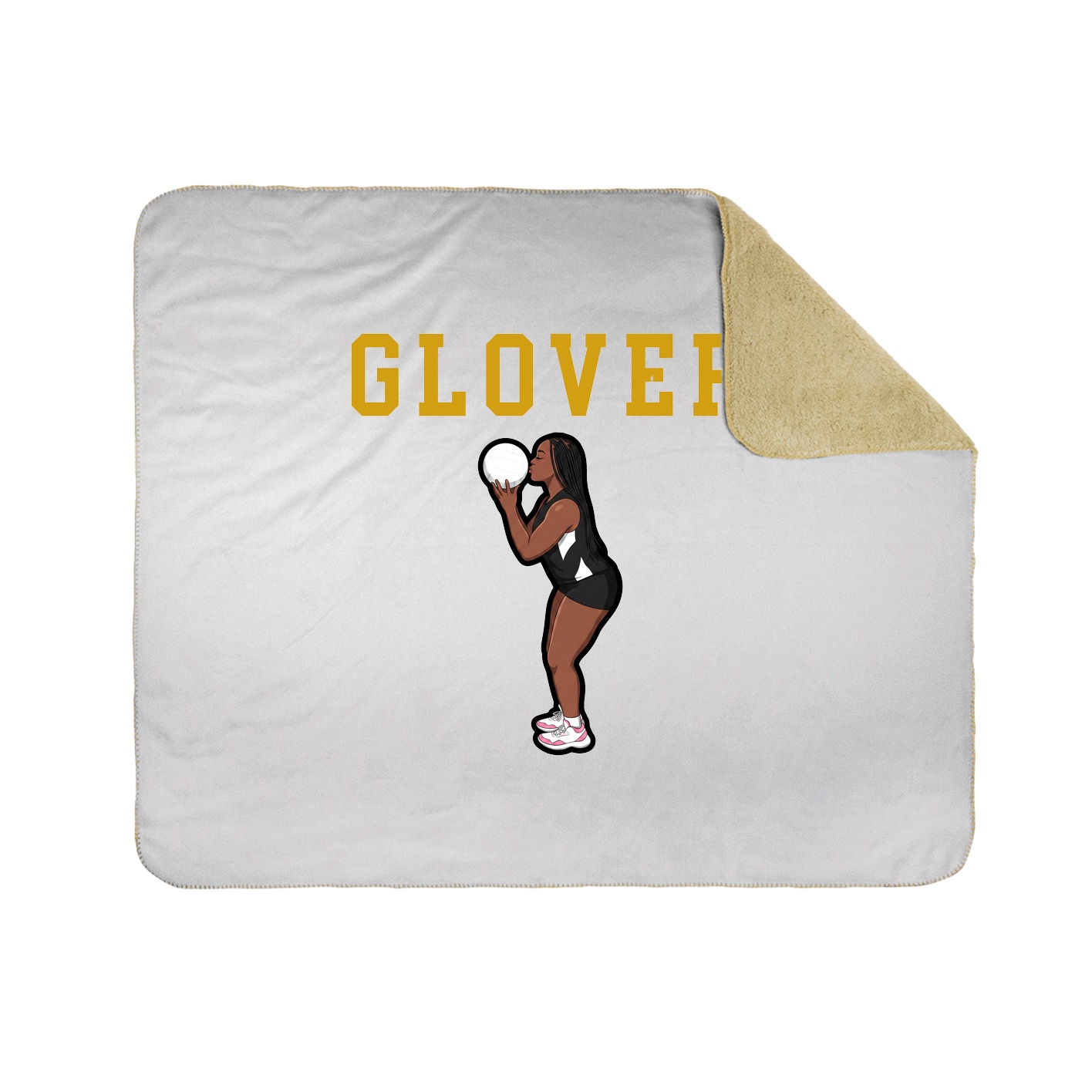 Throw Blanket — Shirsey in White