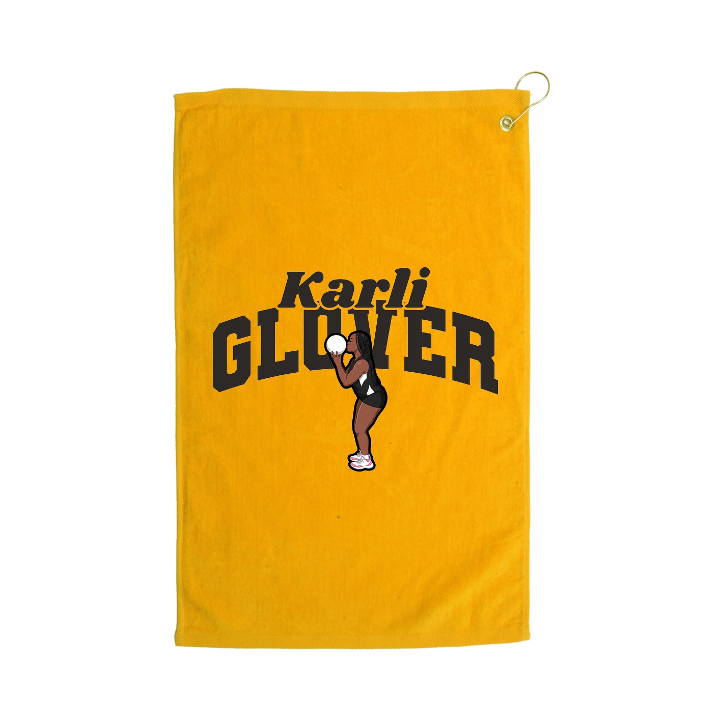 Golf Towel — Signature Arch in Gold