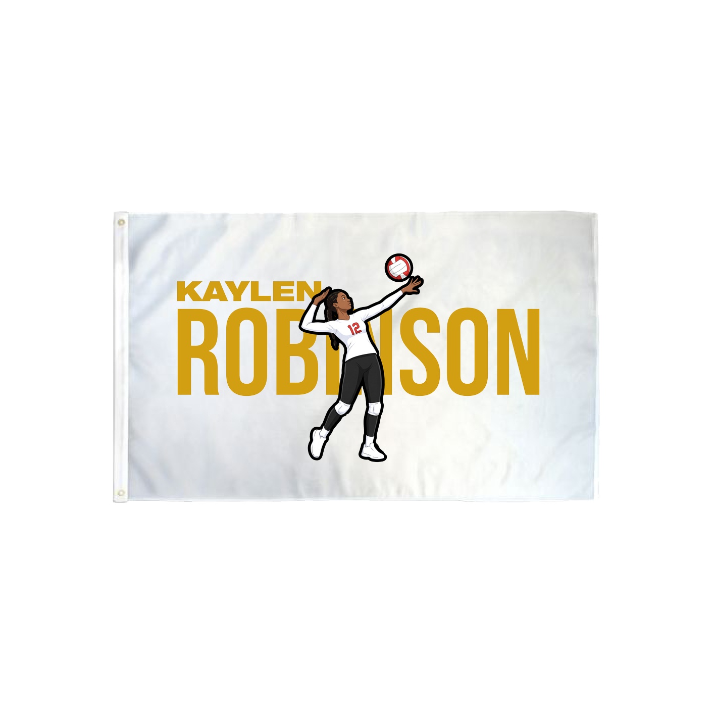 3x5 Flag — Player Name in Classic