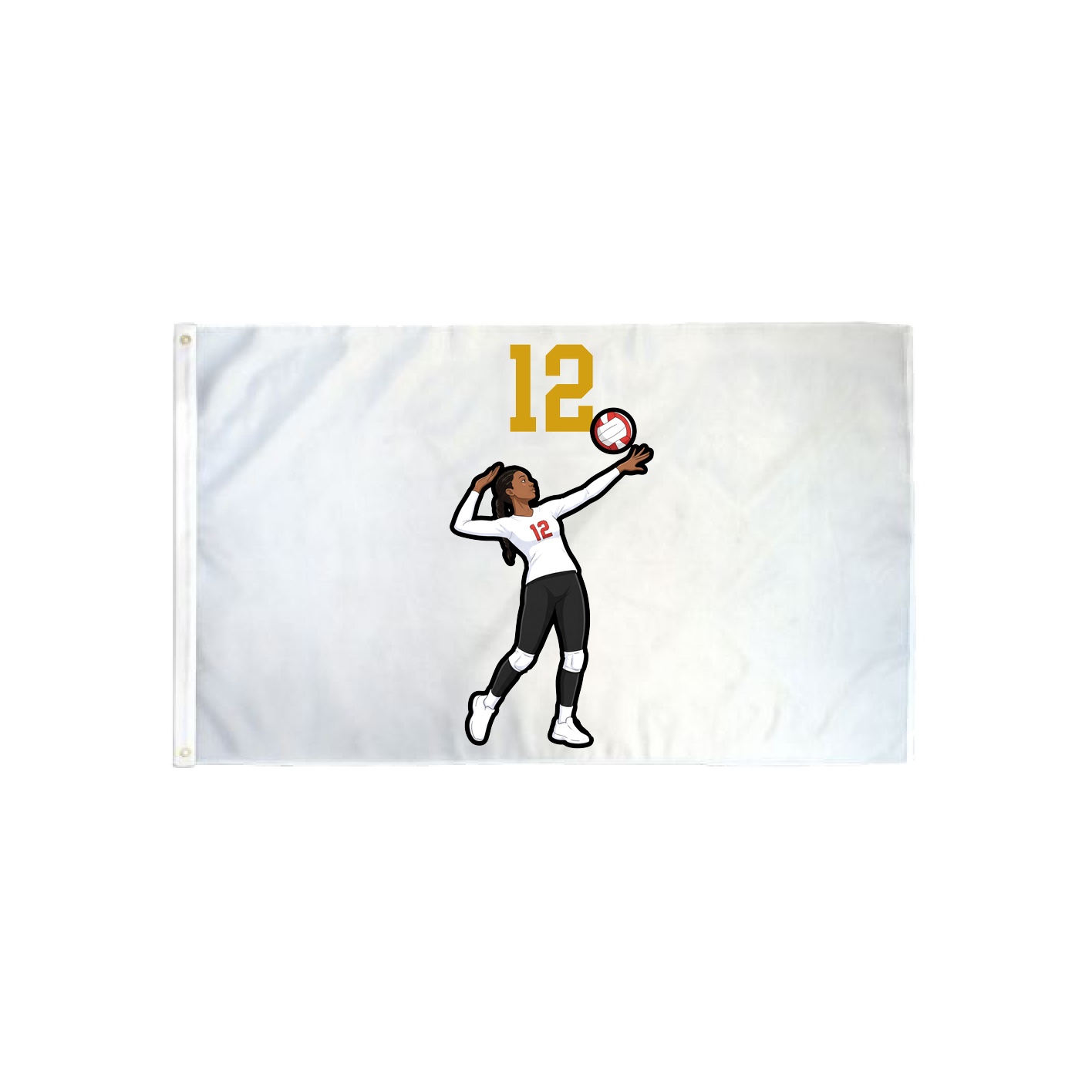 3x5 Flag — Number Top in Classic