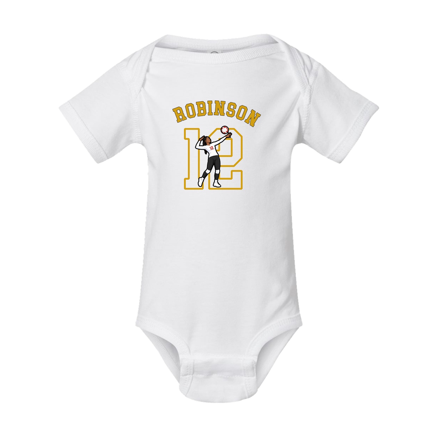 Baby Onesie — Shirsey Arch in White