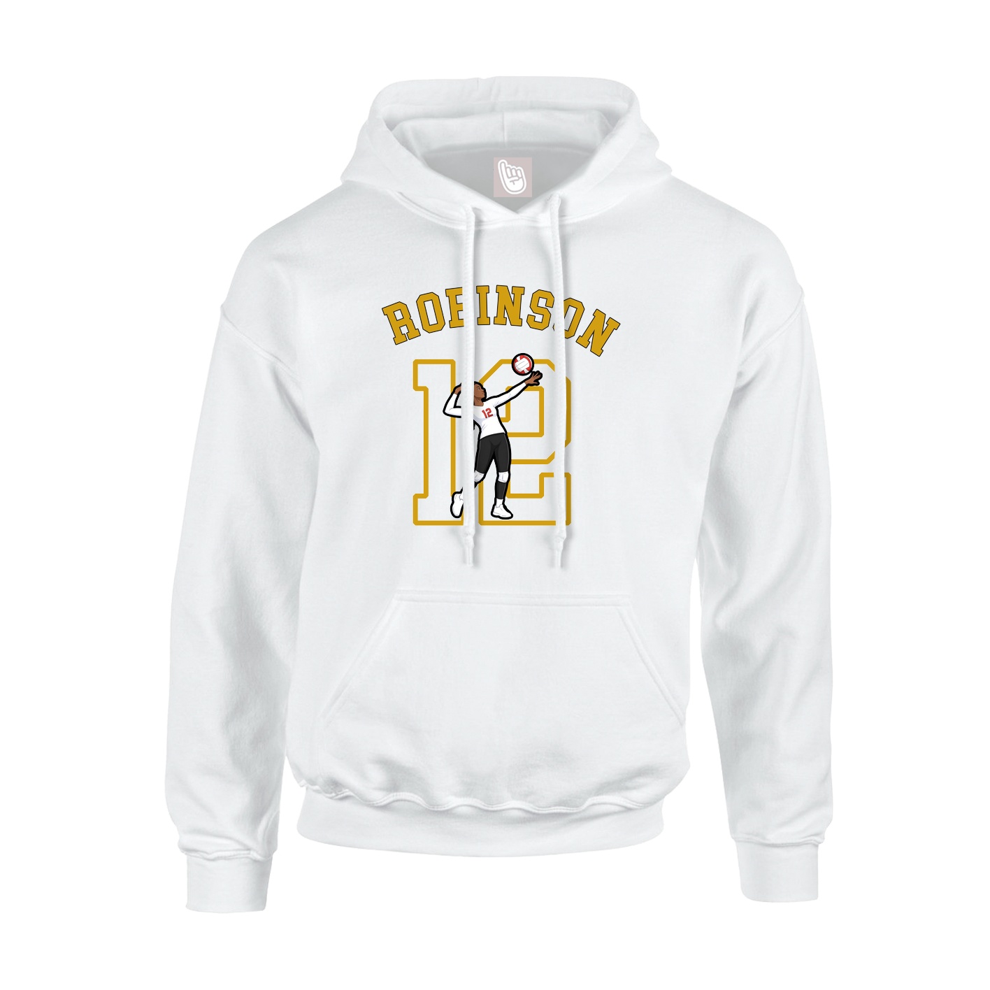 Hoodie — Shirsey Arch in White
