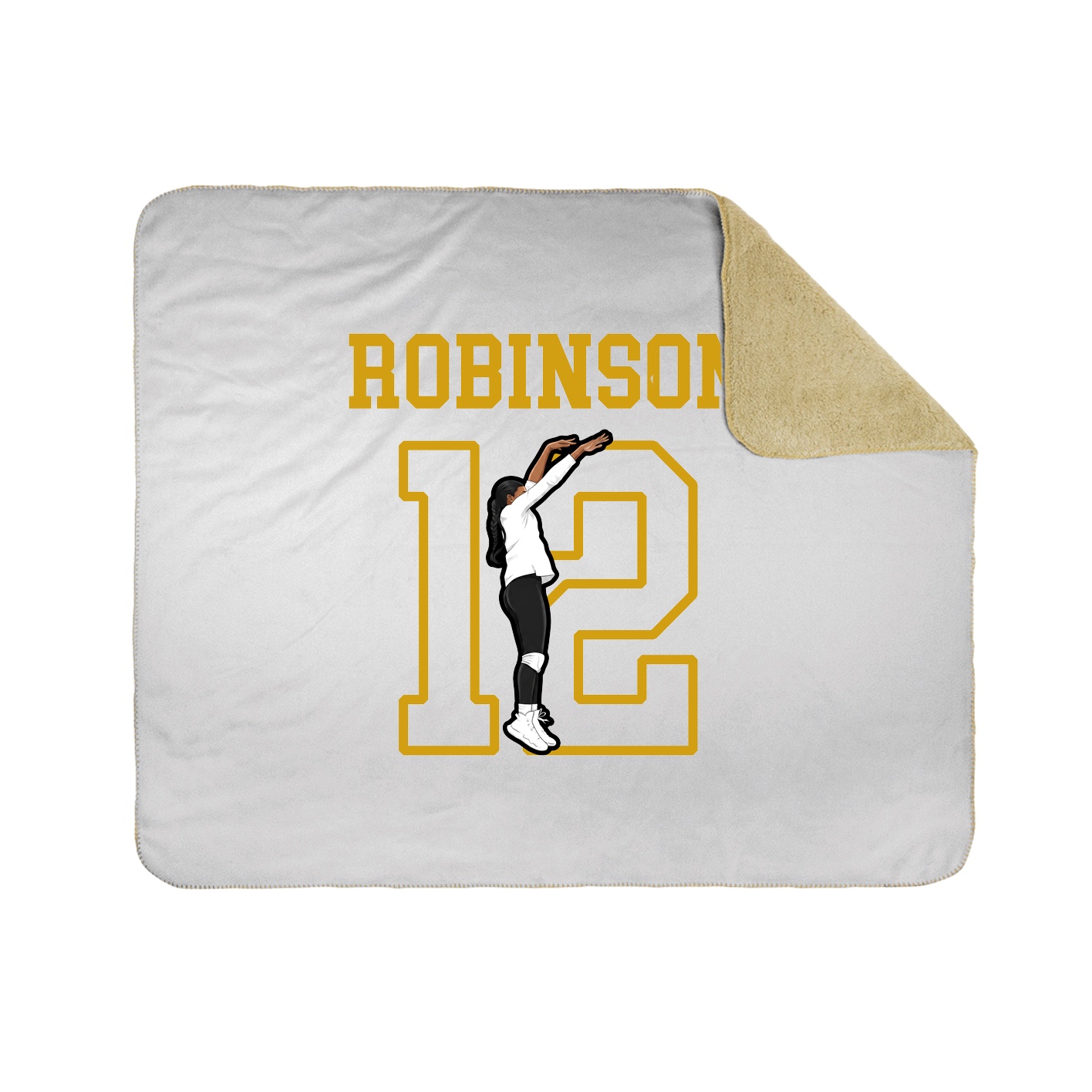 Throw Blanket — Shirsey in White