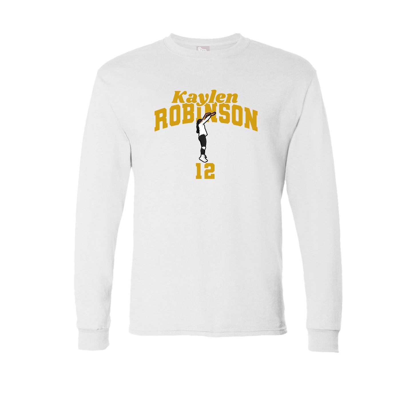 Long Sleeve Tee — Signature Arch in White