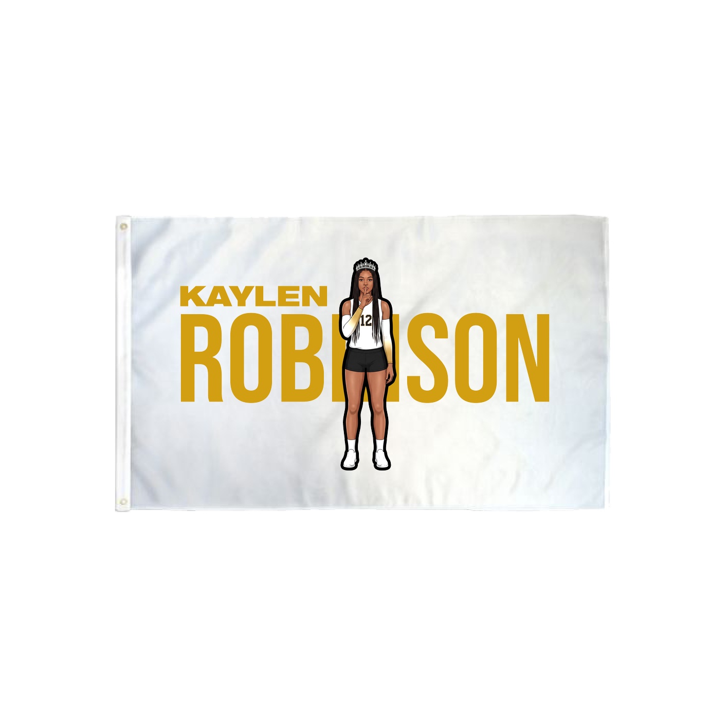 3x5 Flag — Player Name in Classic
