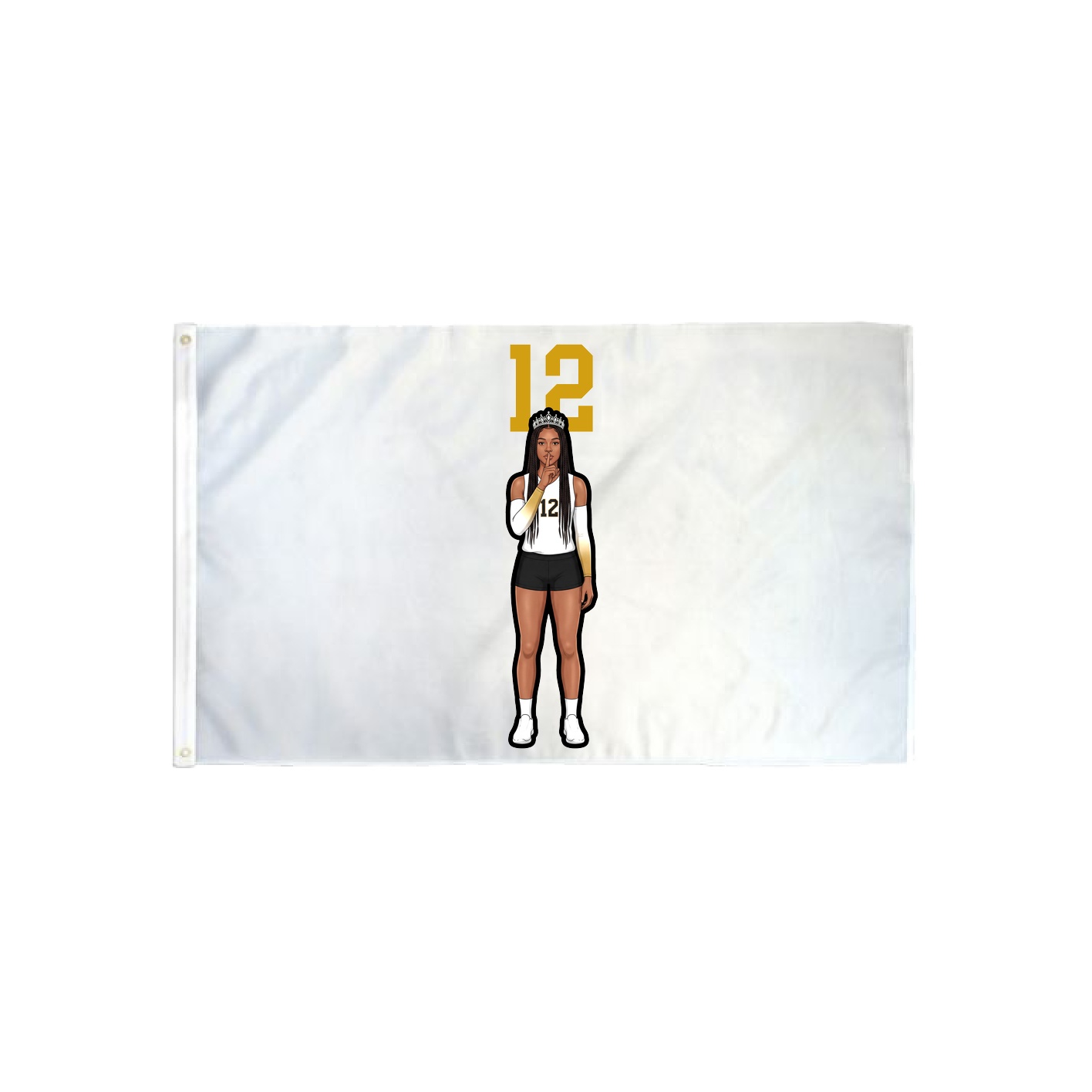 3x5 Flag — Number Top in Classic
