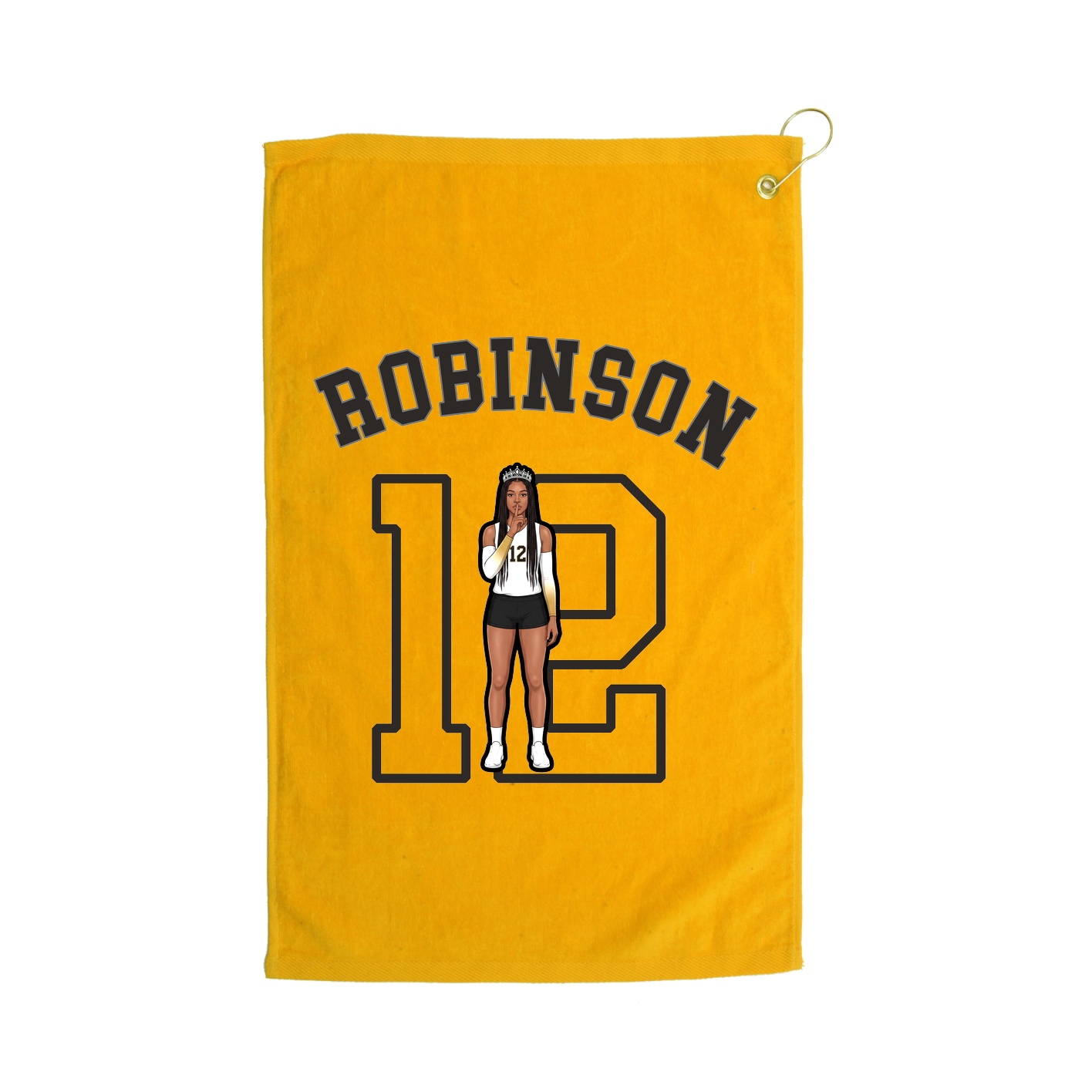 Golf Towel — Shirsey Arch in Gold