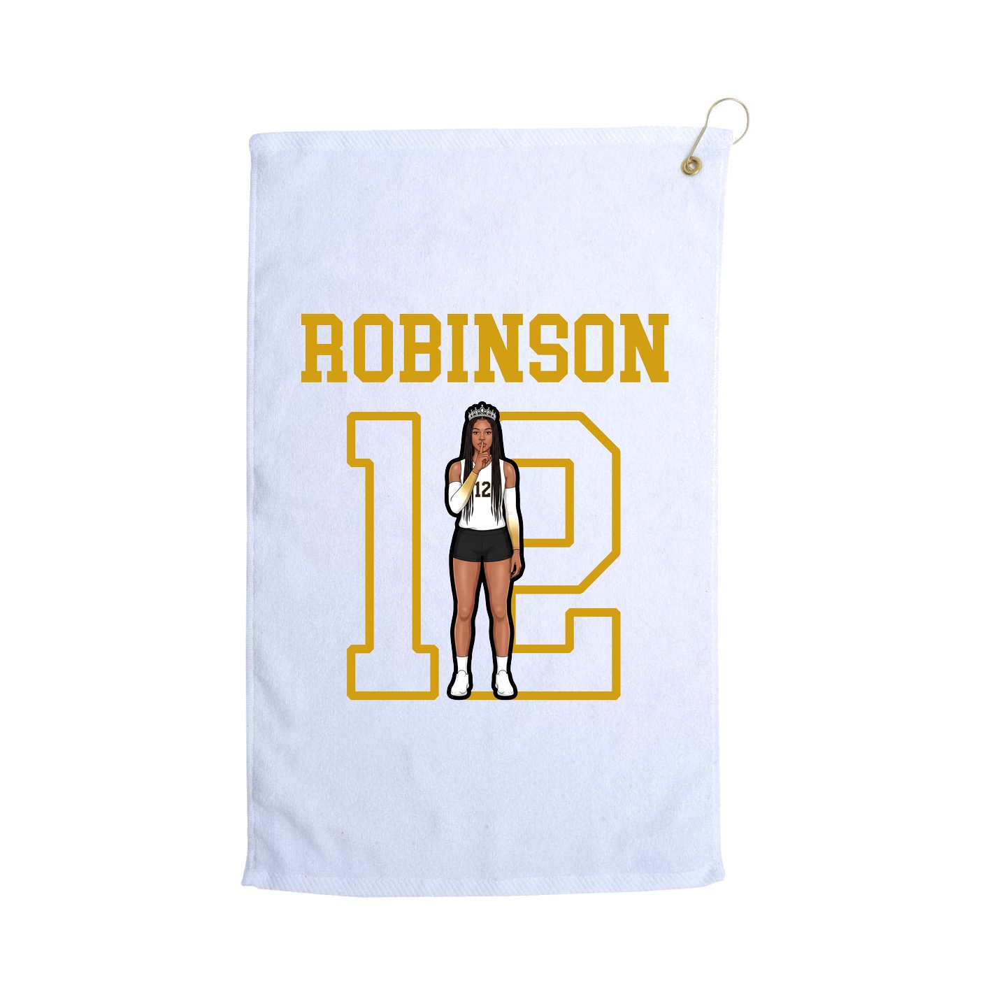 Golf Towel — Shirsey in White