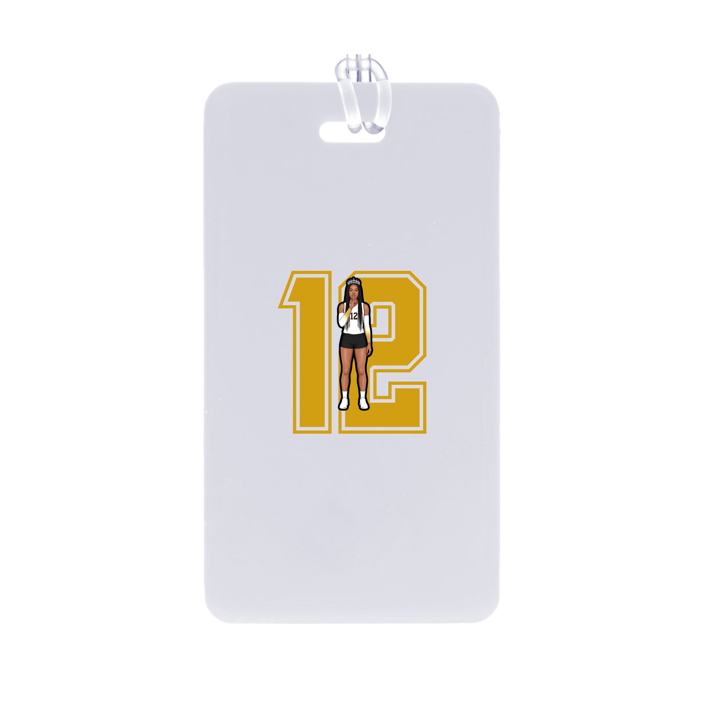 Bag Tag — Number in Classic
