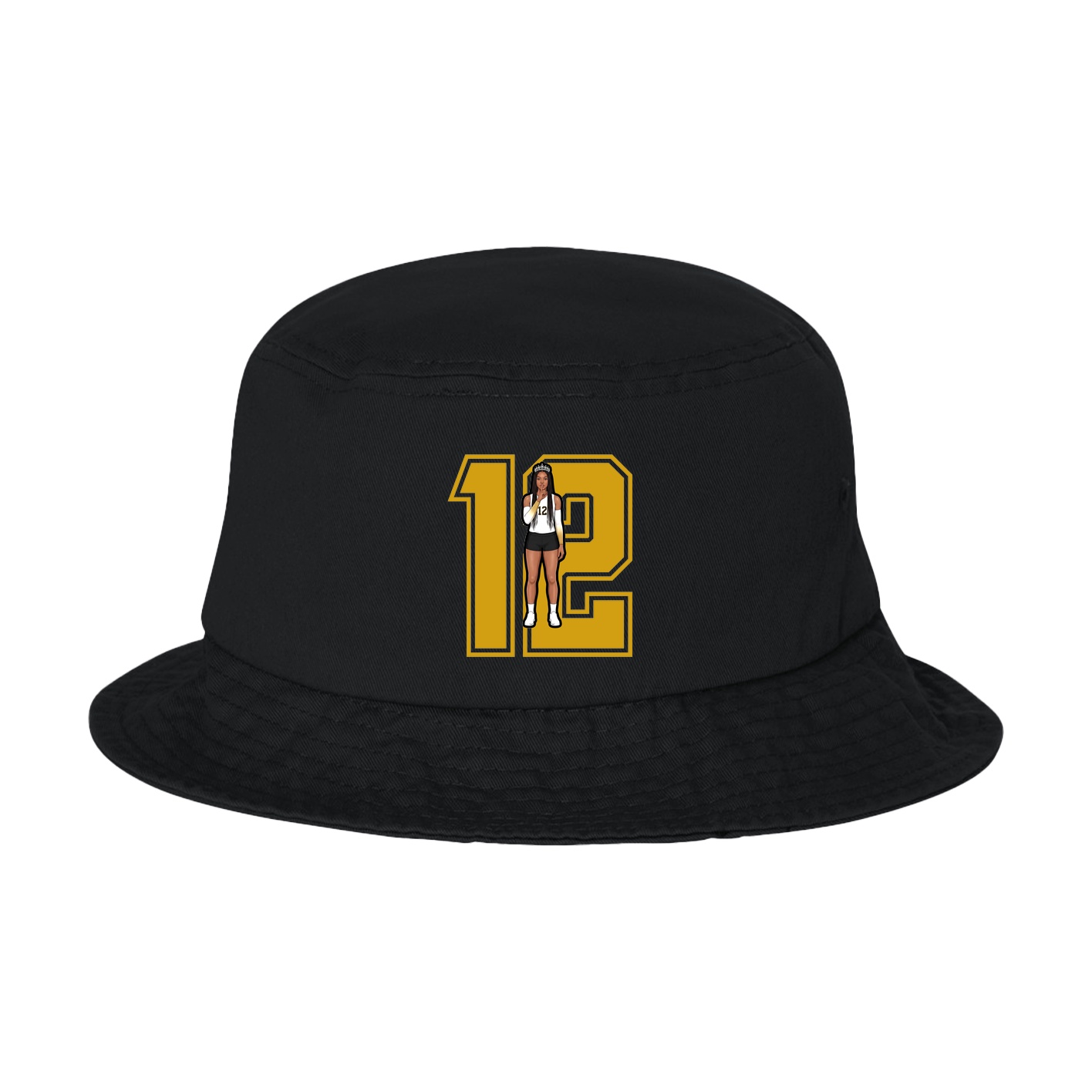 Bucket Cap — Number in Black