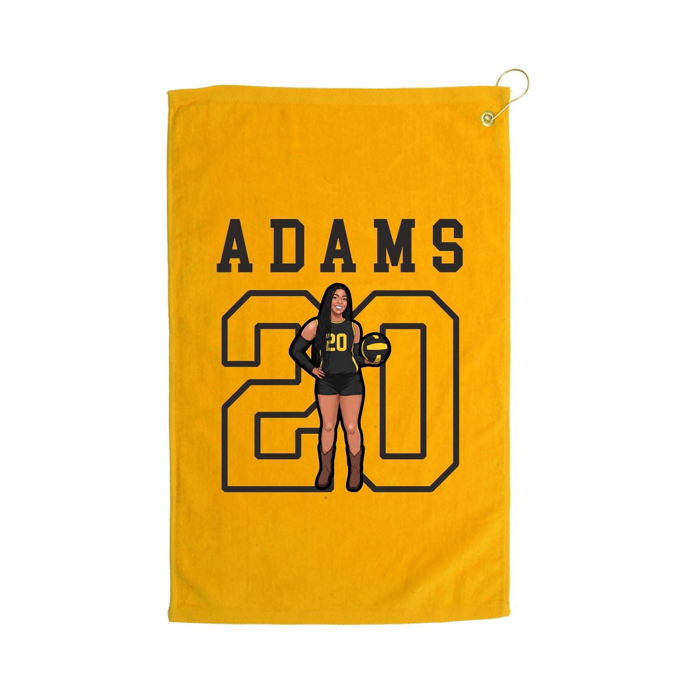 Golf Towel — Shirsey in Gold