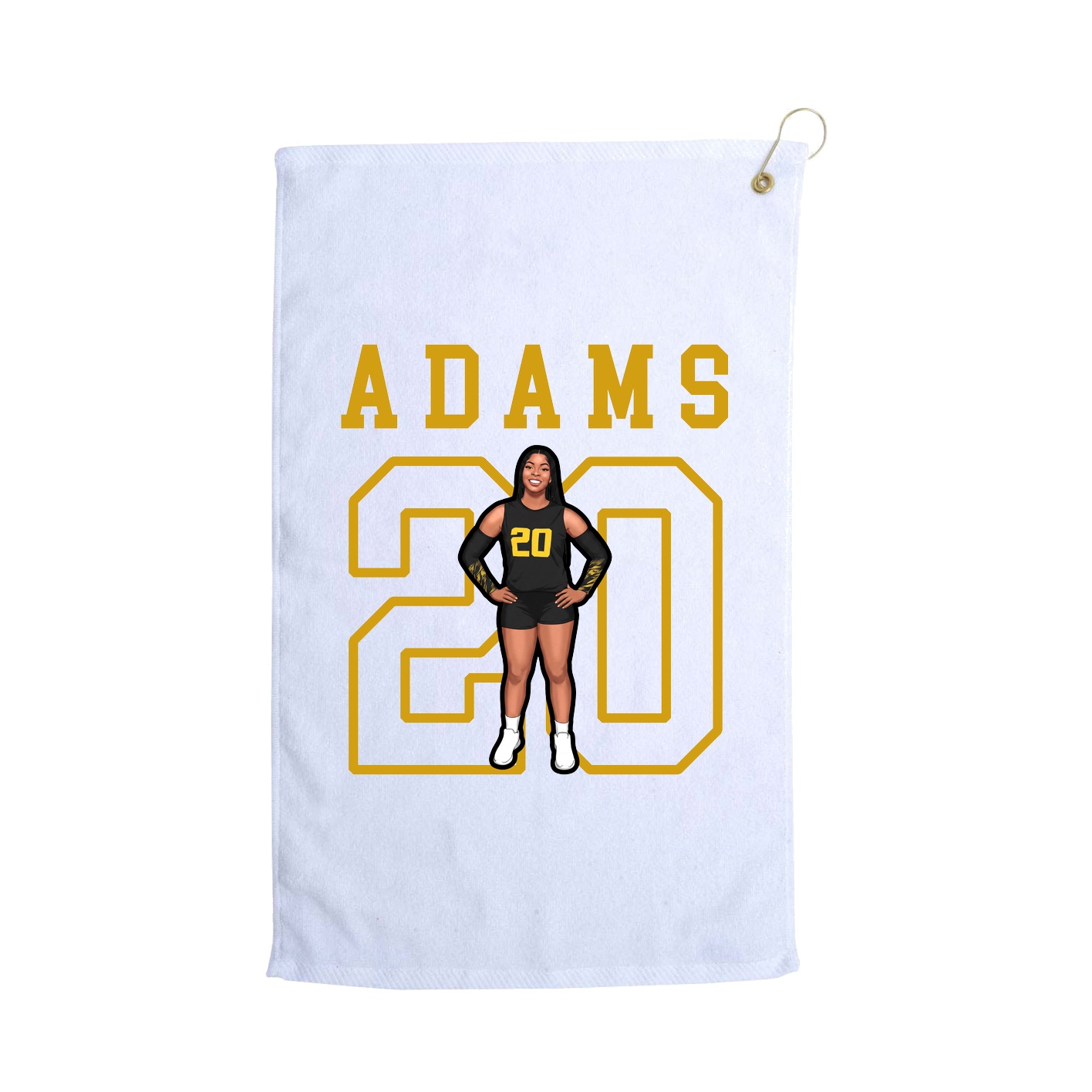 Golf Towel — Shirsey in White