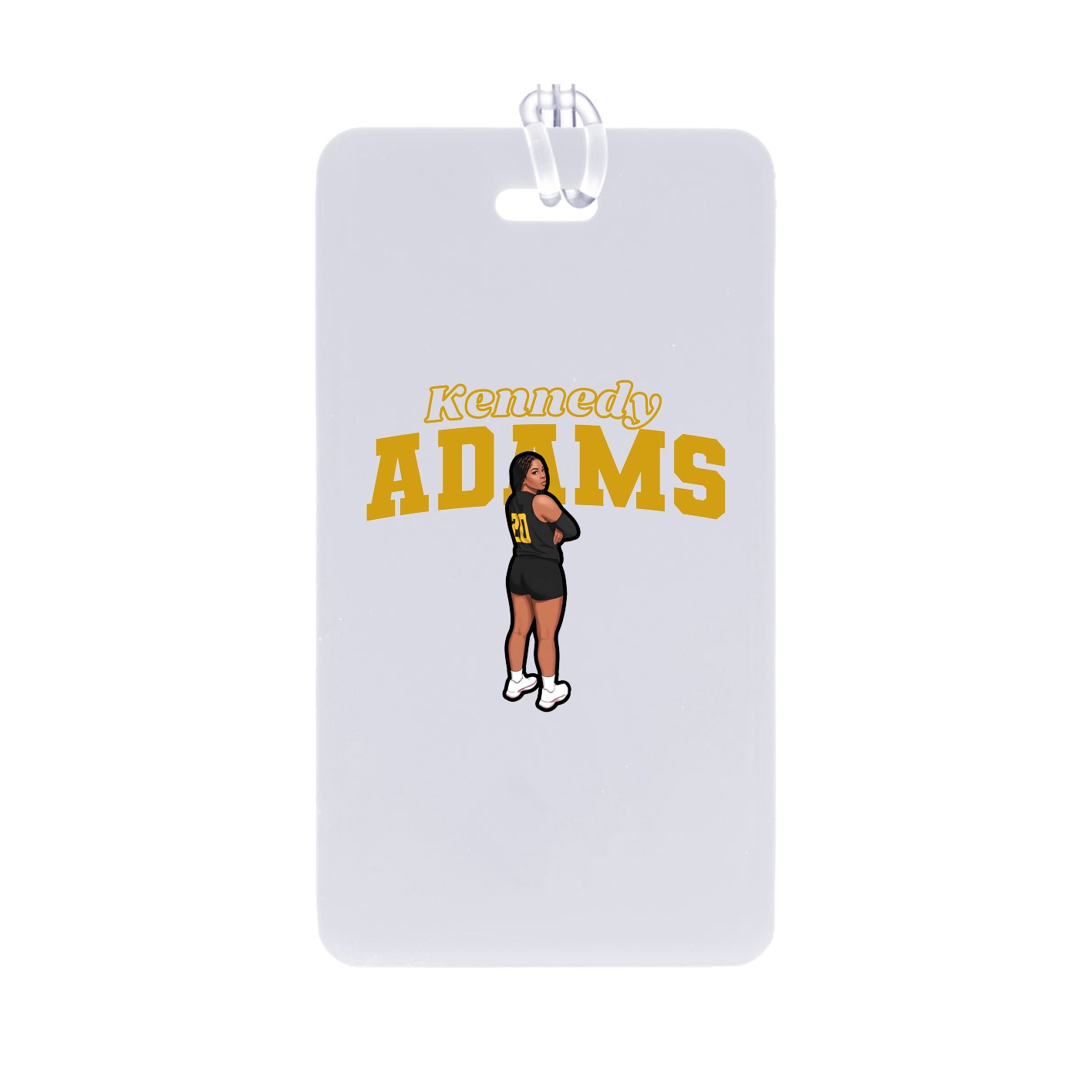 Bag Tag — Name Arch in Classic