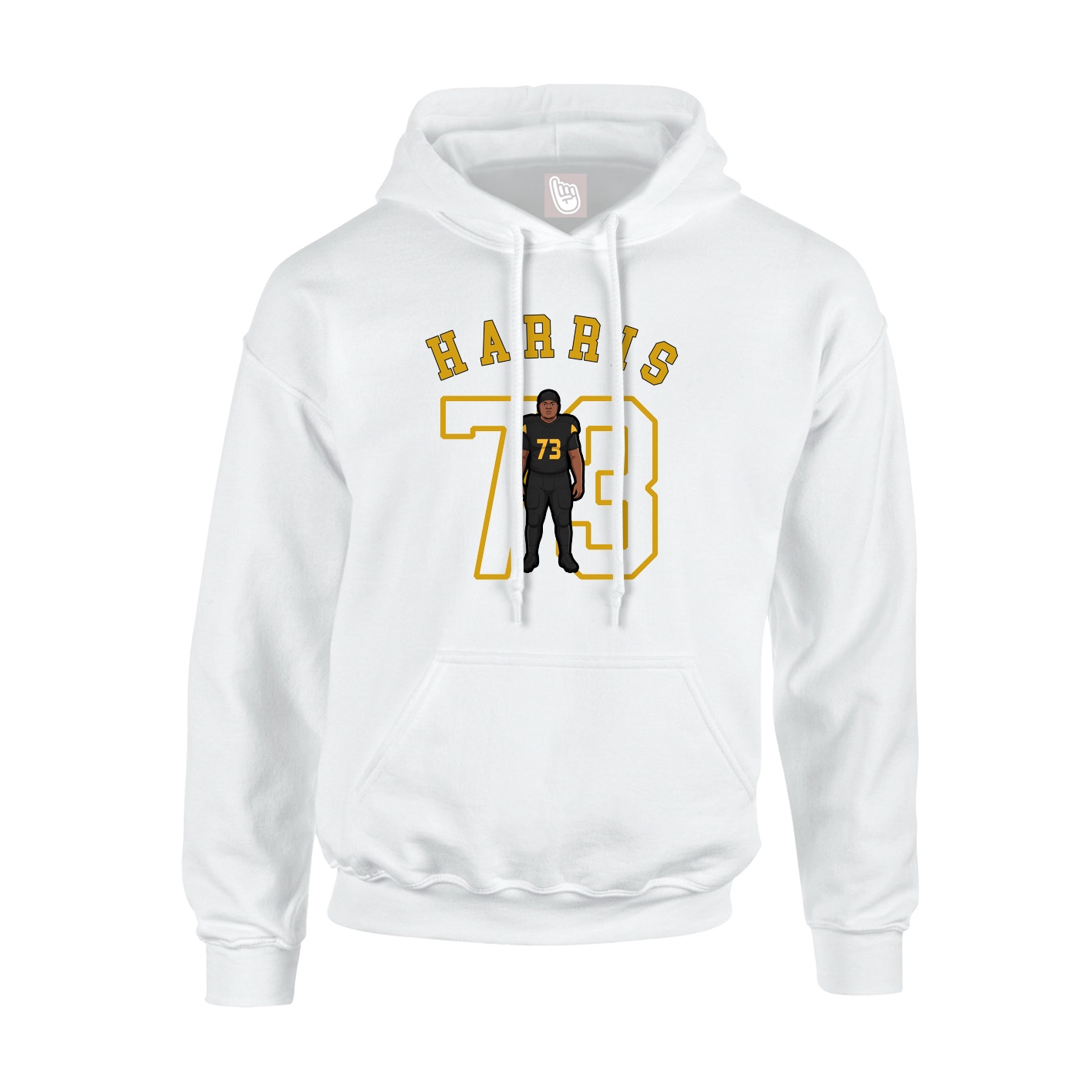 Hoodie — Shirsey Arch in White