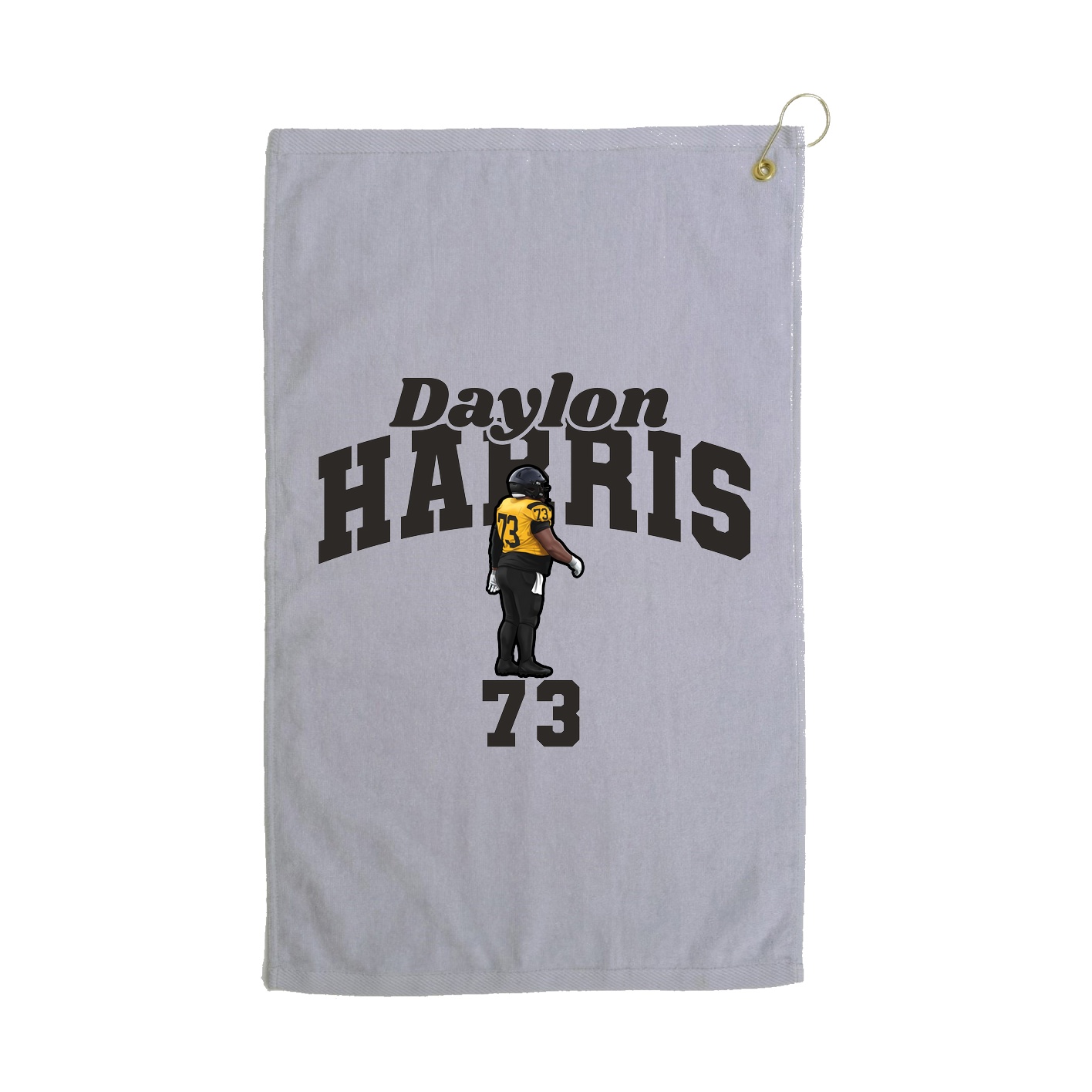 Golf Towel — Signature Arch in Grey