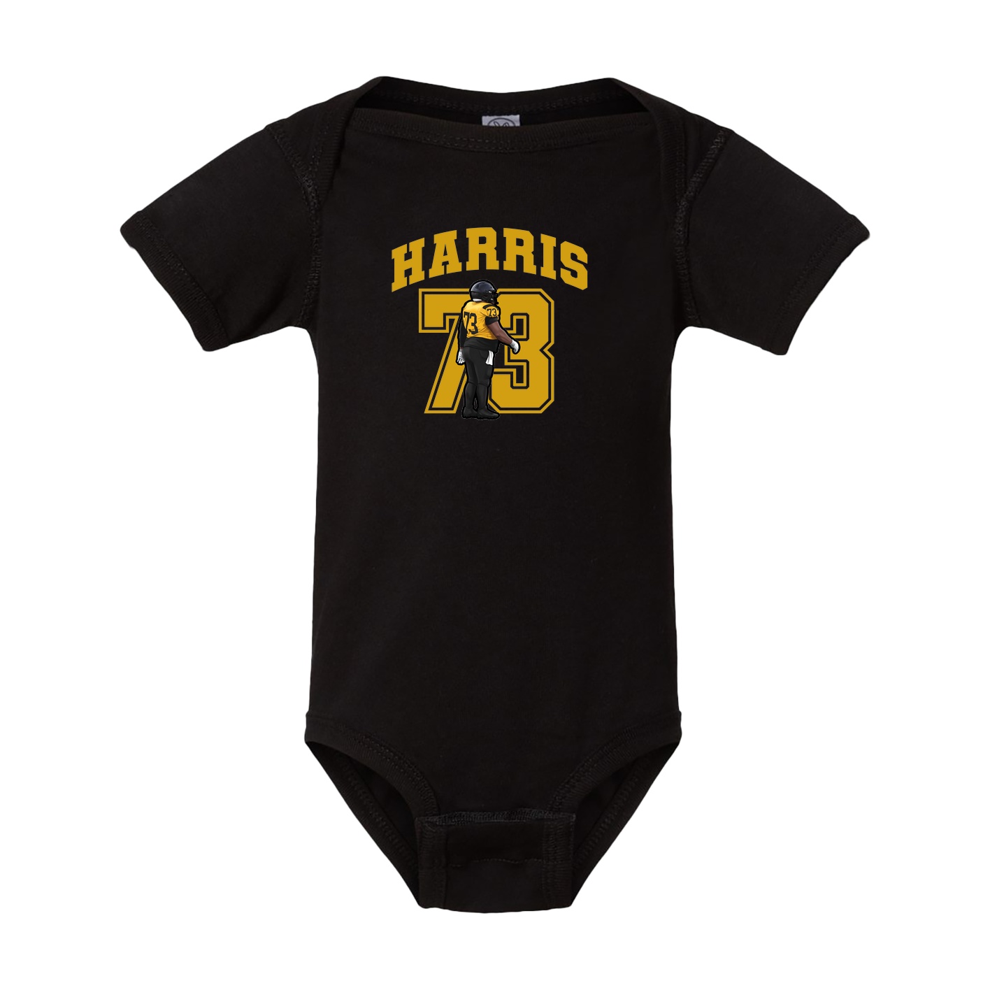 Baby Onesie — Number in Black