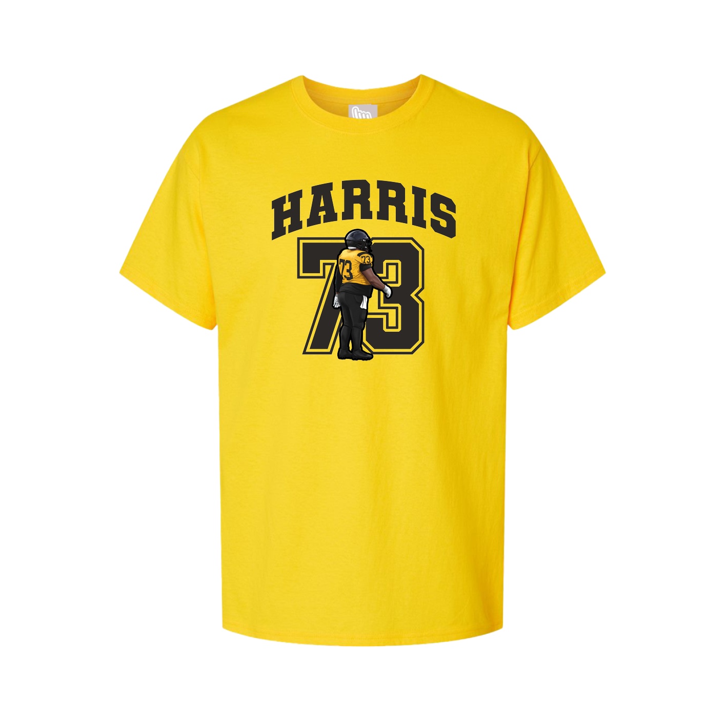 Youth Tee — Number in Gold