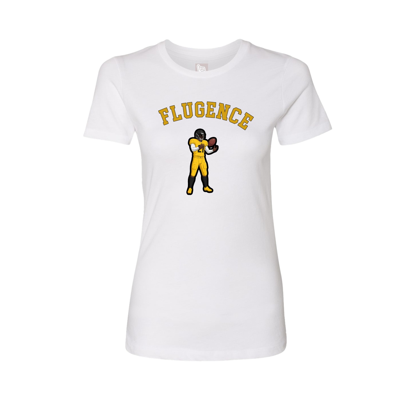 Fitted Women's Tee — Shirsey Arch in White