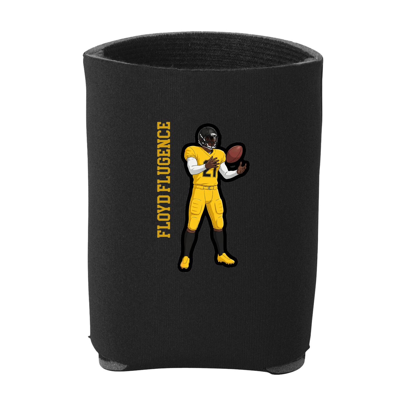 Can Holder — Name Vertical in Black