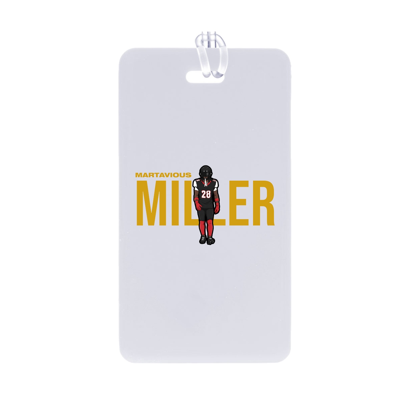 Bag Tag — Player Name in Classic