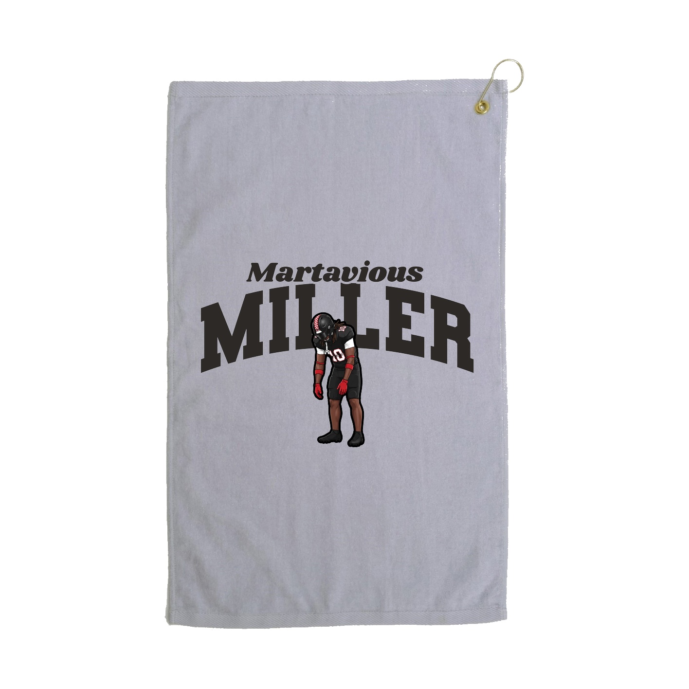 Golf Towel — Signature Arch in Grey