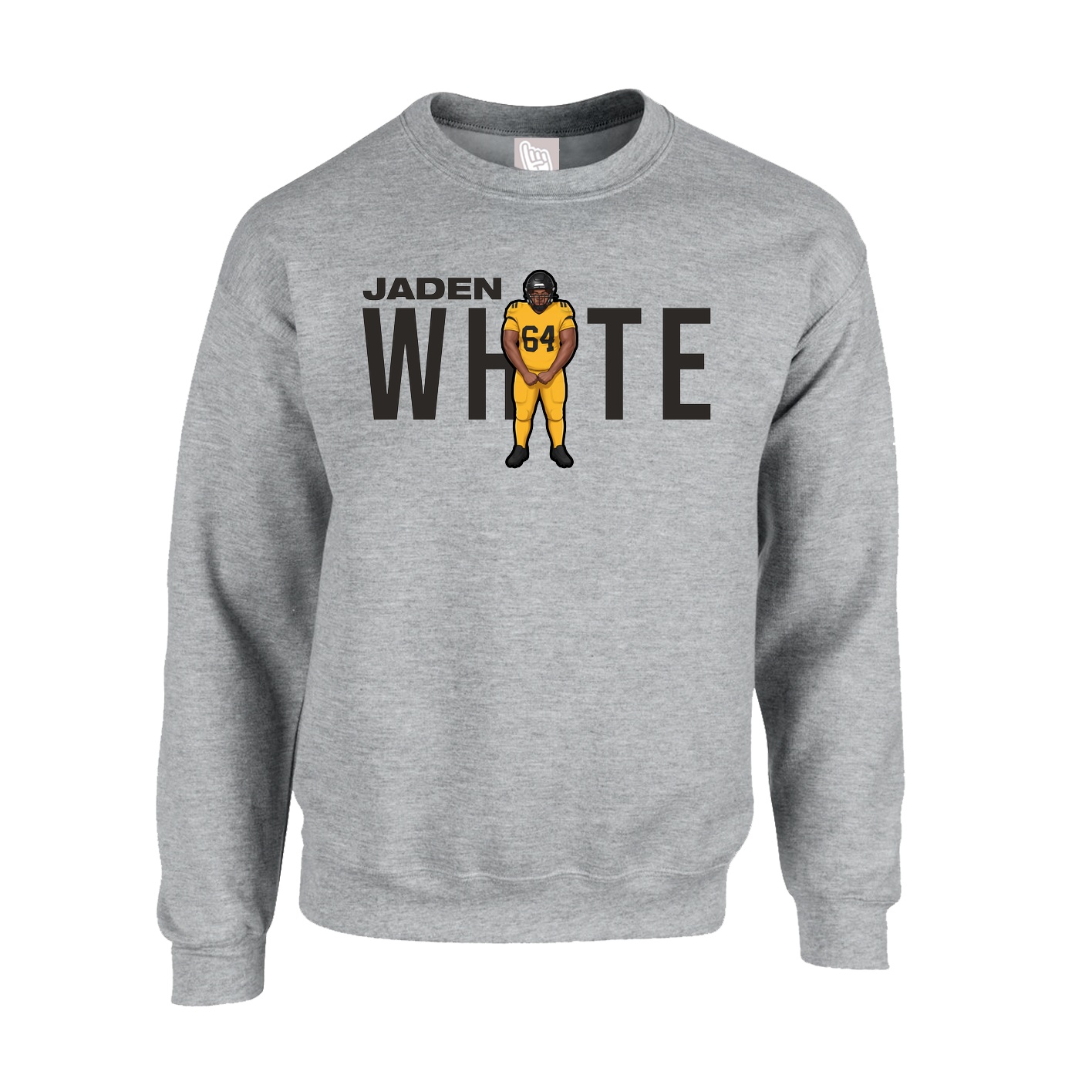 Fleece Crew — Player Name in Grey