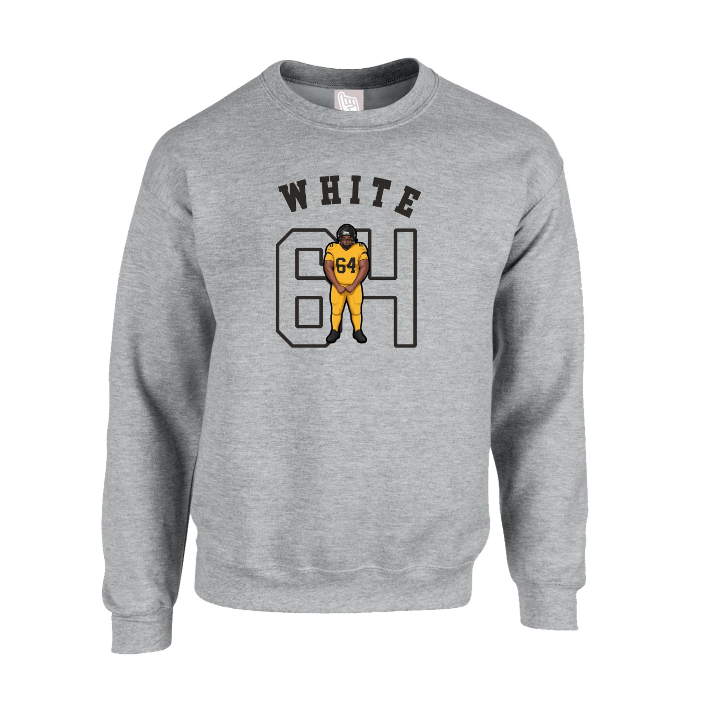 Fleece Crew — Shirsey Arch in Grey