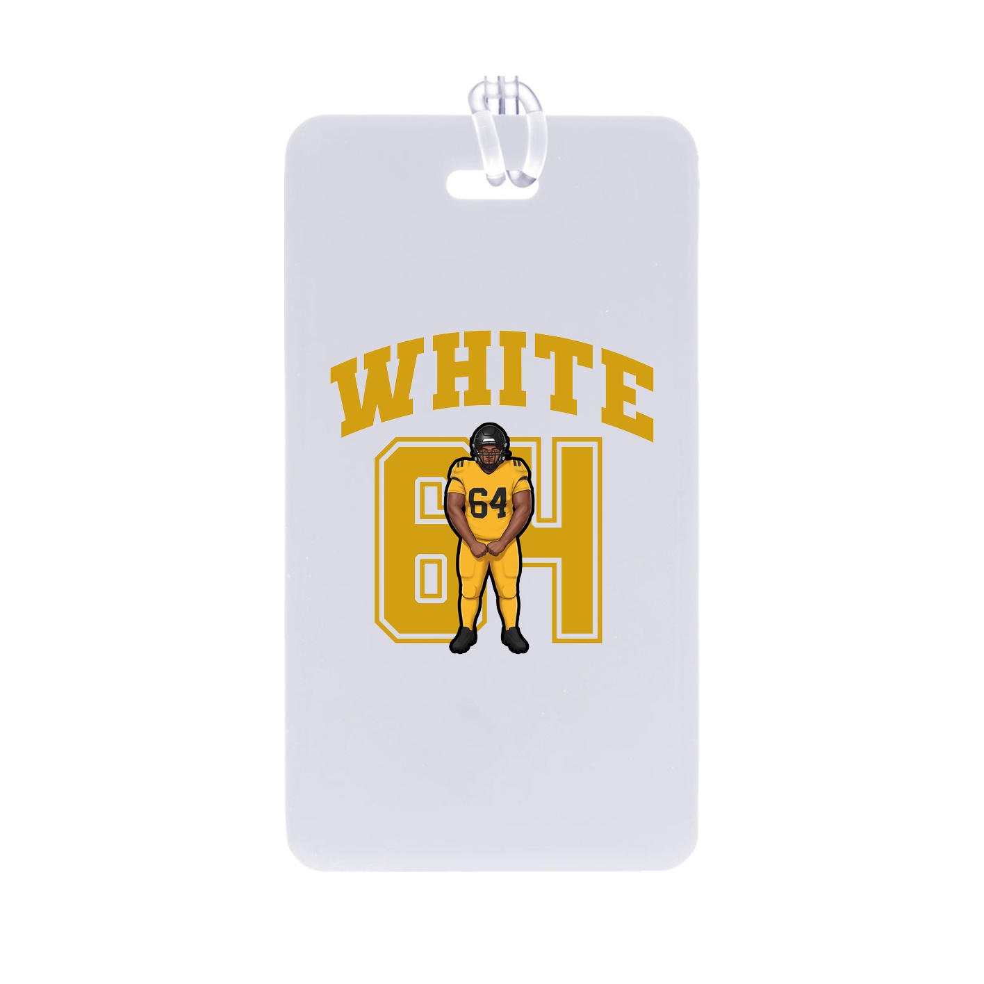 Bag Tag — Number in Classic