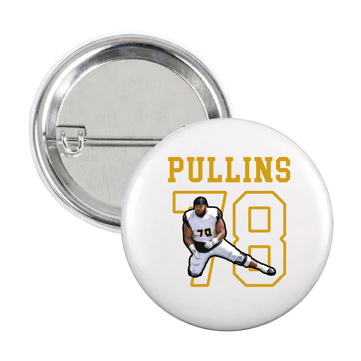 Game Day Button — Shirsey in White