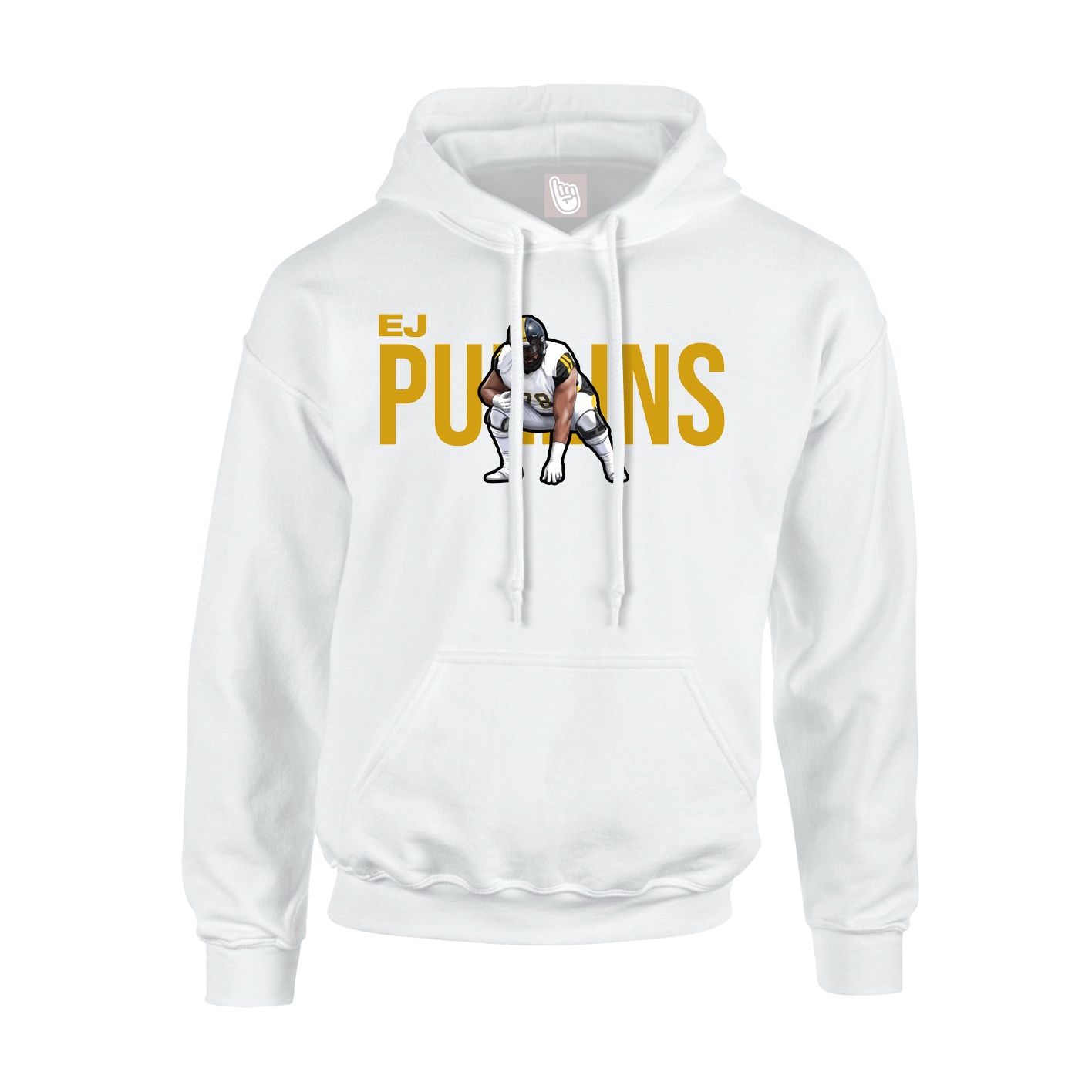 Hoodie — Player Name in White