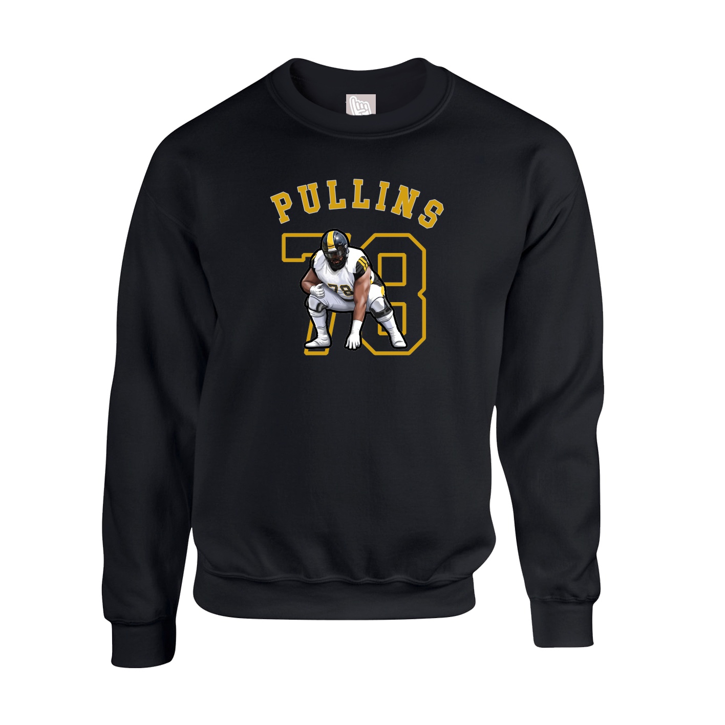 Fleece Crew — Shirsey Arch in Black