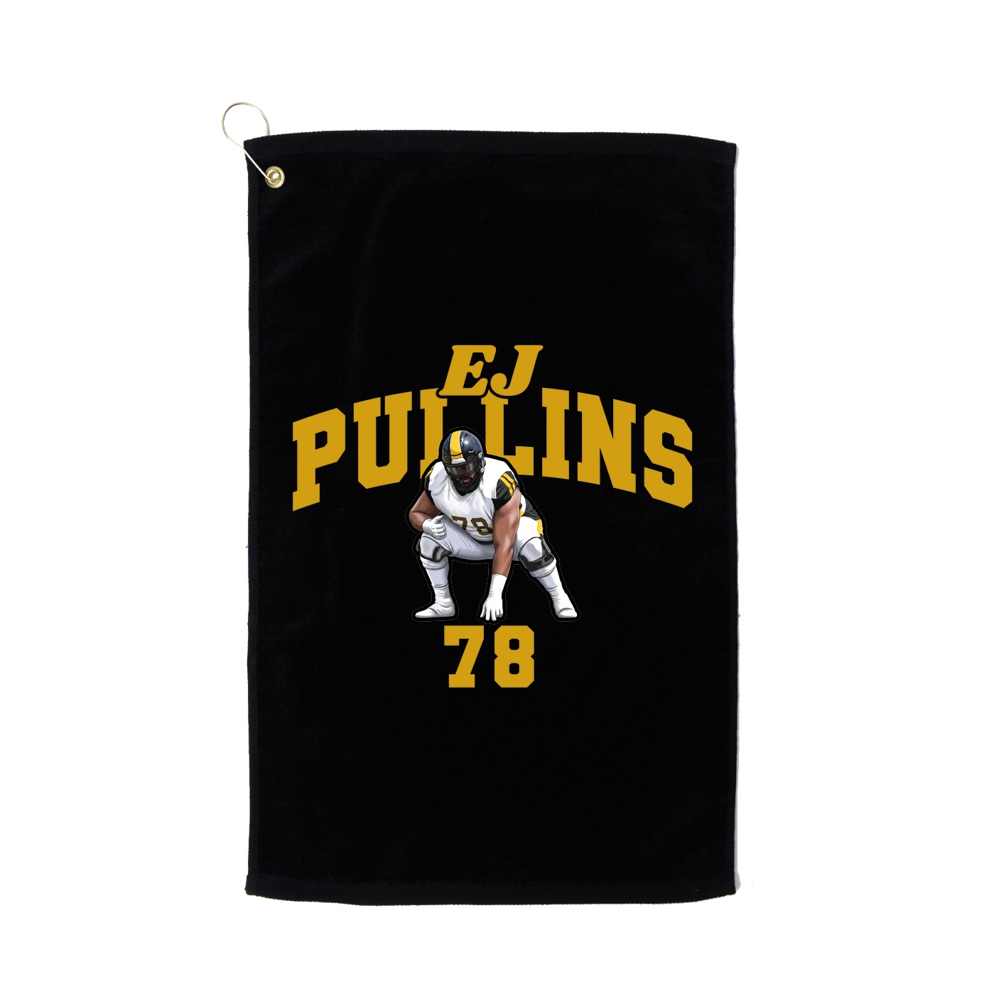 Golf Towel — Signature Arch in Black